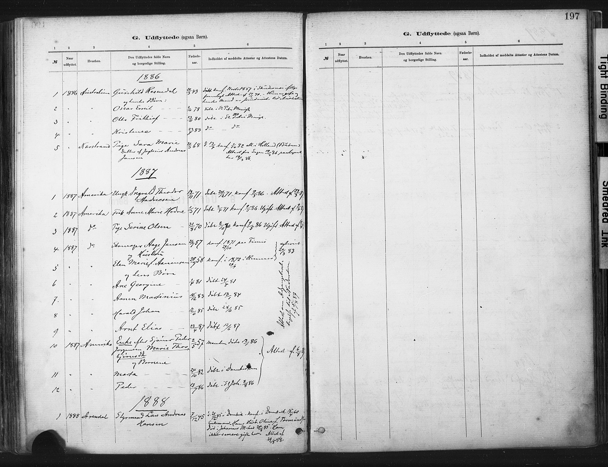 St. Johannes sokneprestkontor, SAST/A-101814/001/30/30BA/L0003: Parish register (official) no. A 3, 1885-1910, p. 197