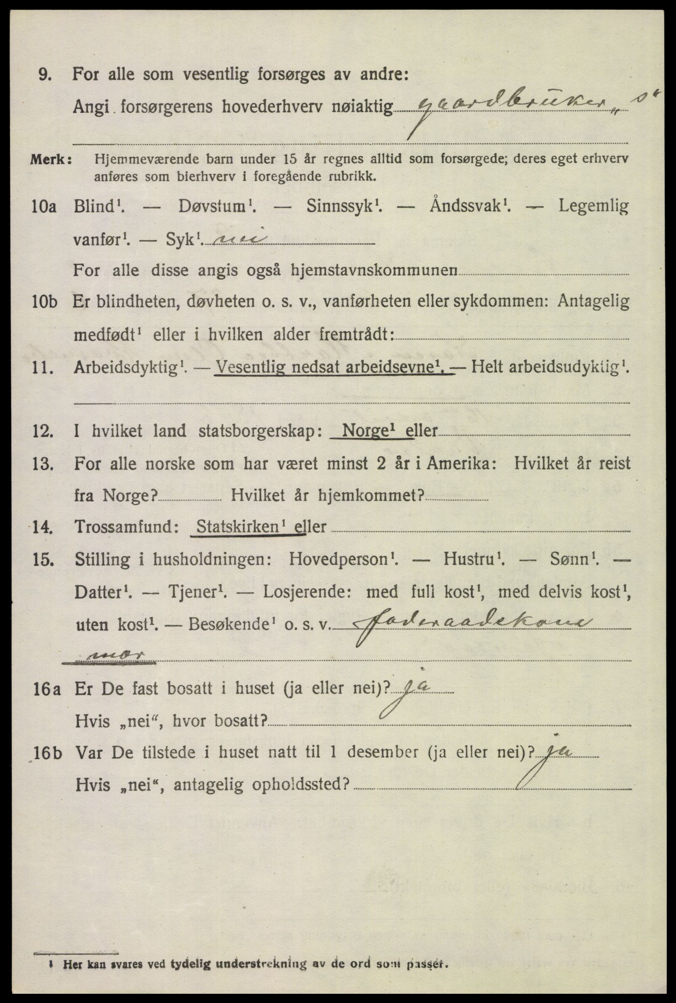 SAH, 1920 census for Våler (Hedmark), 1920, p. 4374