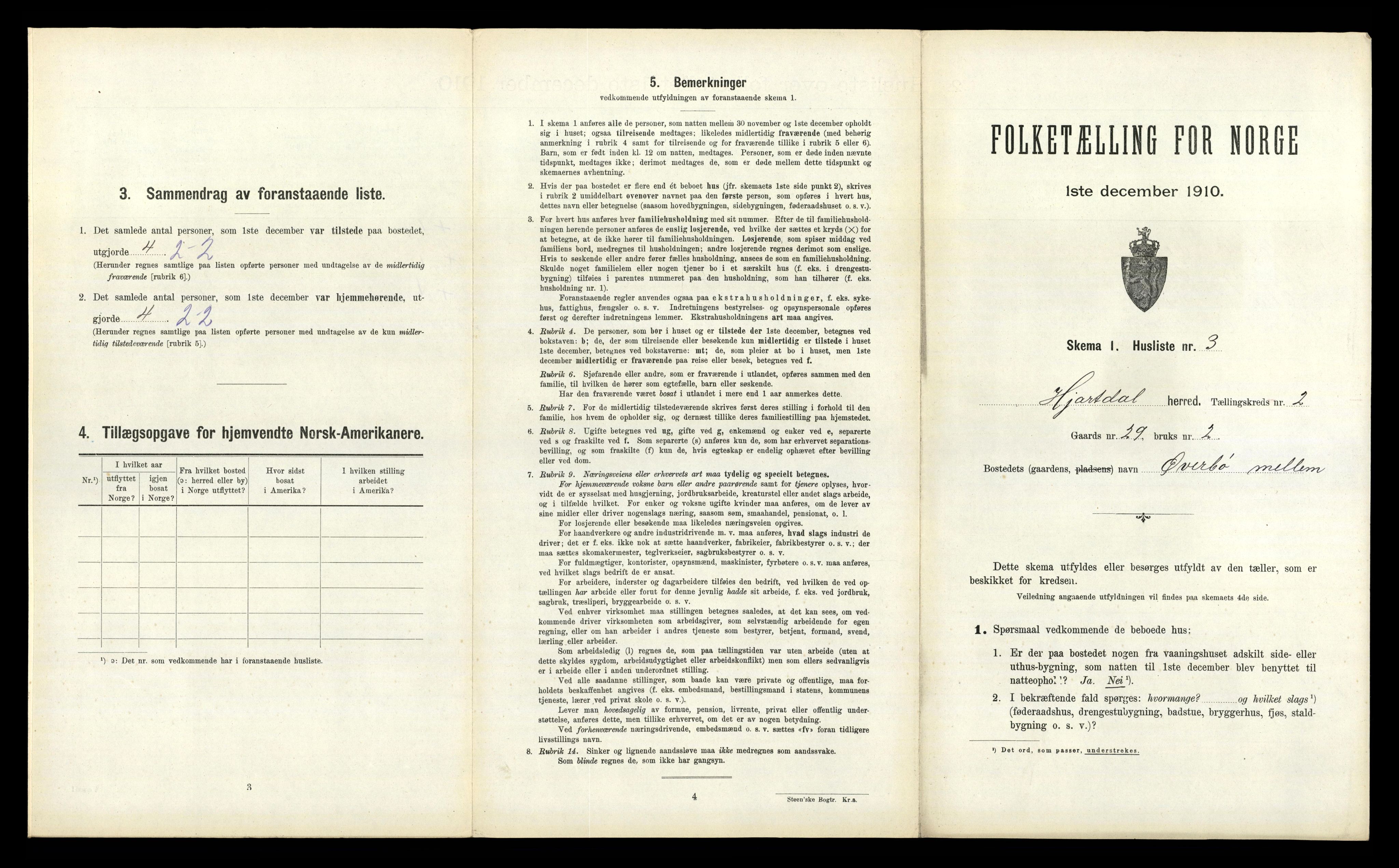 RA, 1910 census for Hjartdal, 1910, p. 212