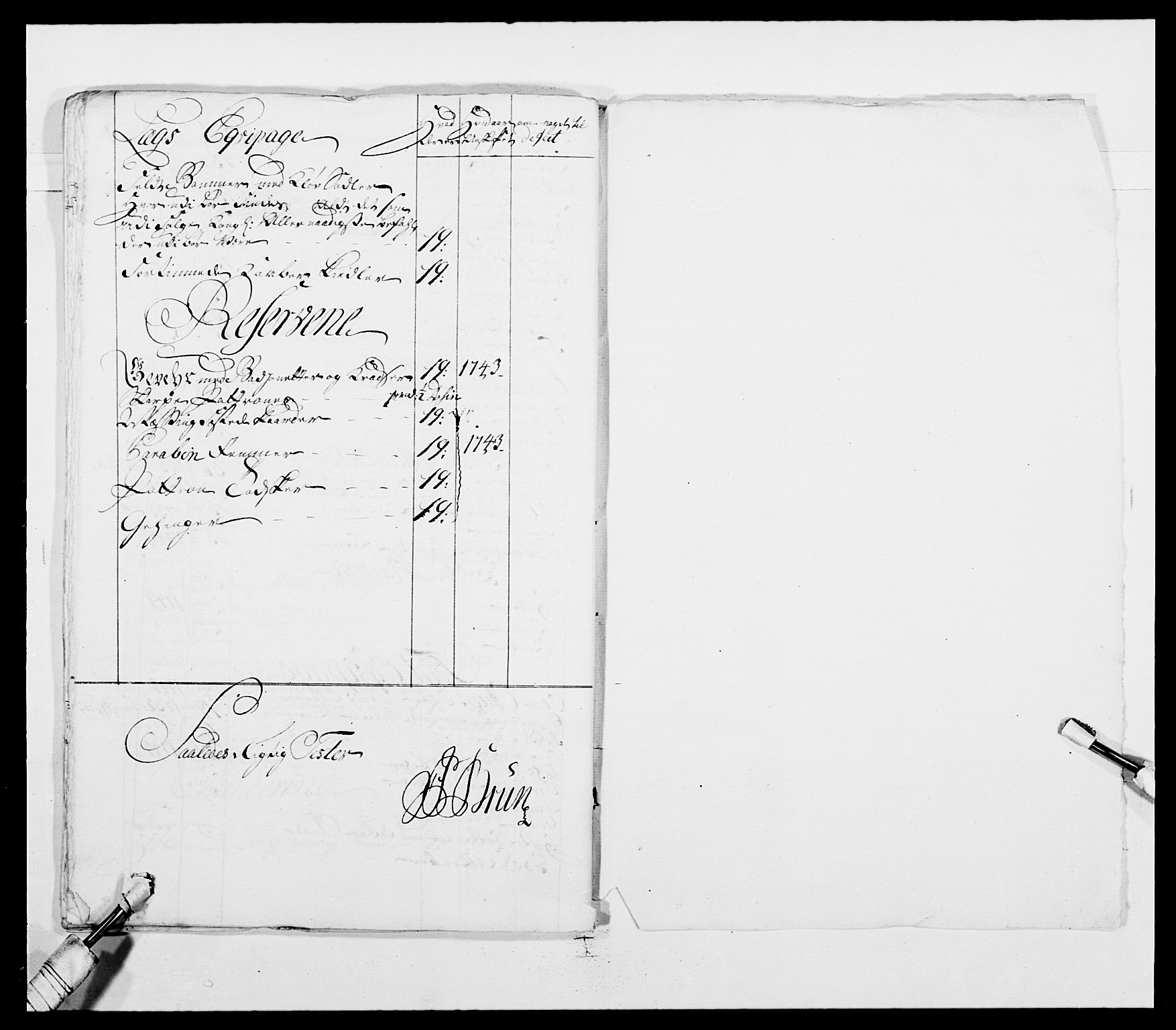 Kommanderende general (KG I) med Det norske krigsdirektorium, AV/RA-EA-5419/E/Ea/L0482: Nordafjelske dragonregiment, 1718-1761, p. 393