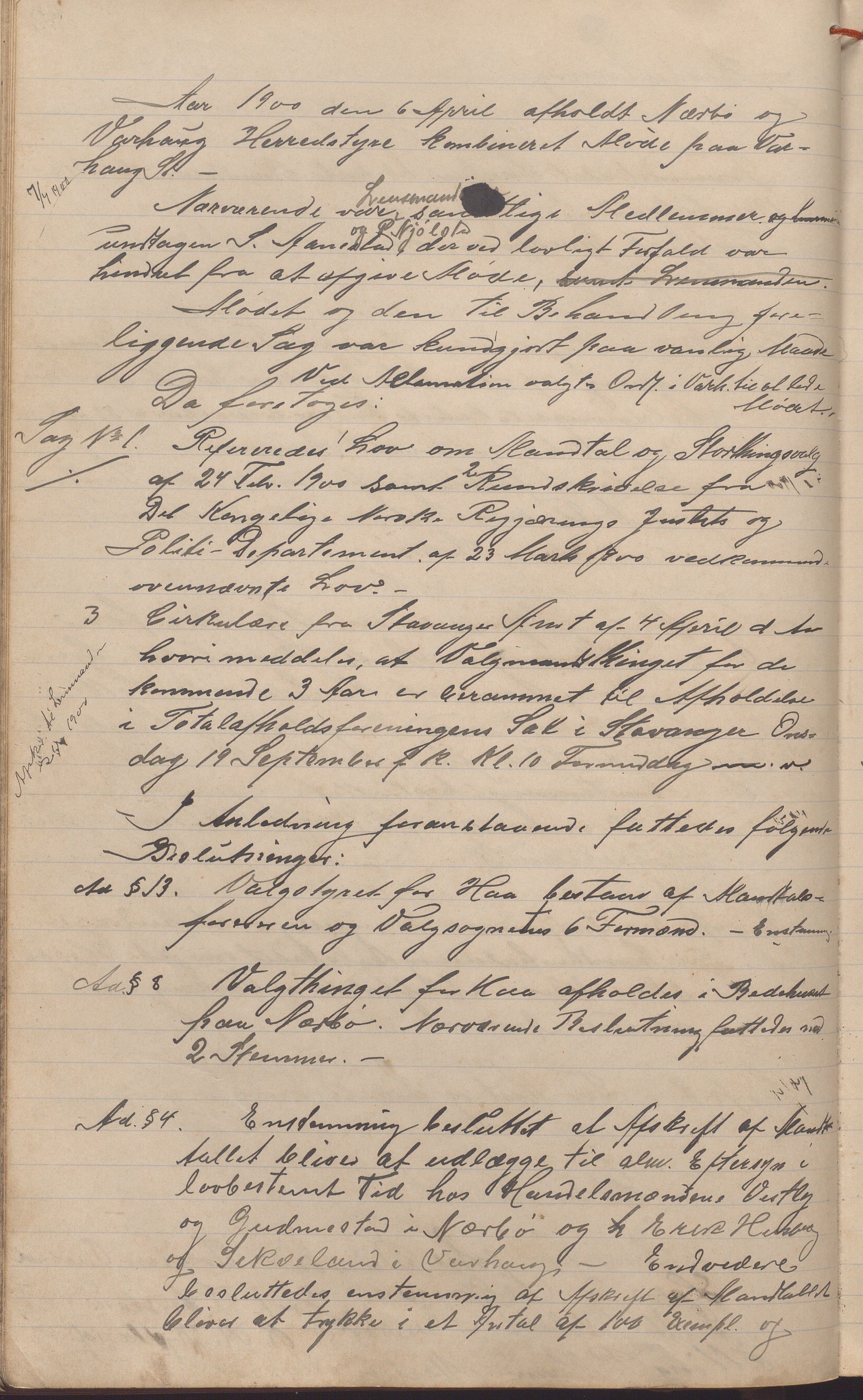 Varhaug kommune- Formannskapet, IKAR/K-100952/A/L0001: Møtebok, 1894-1917, p. 89b