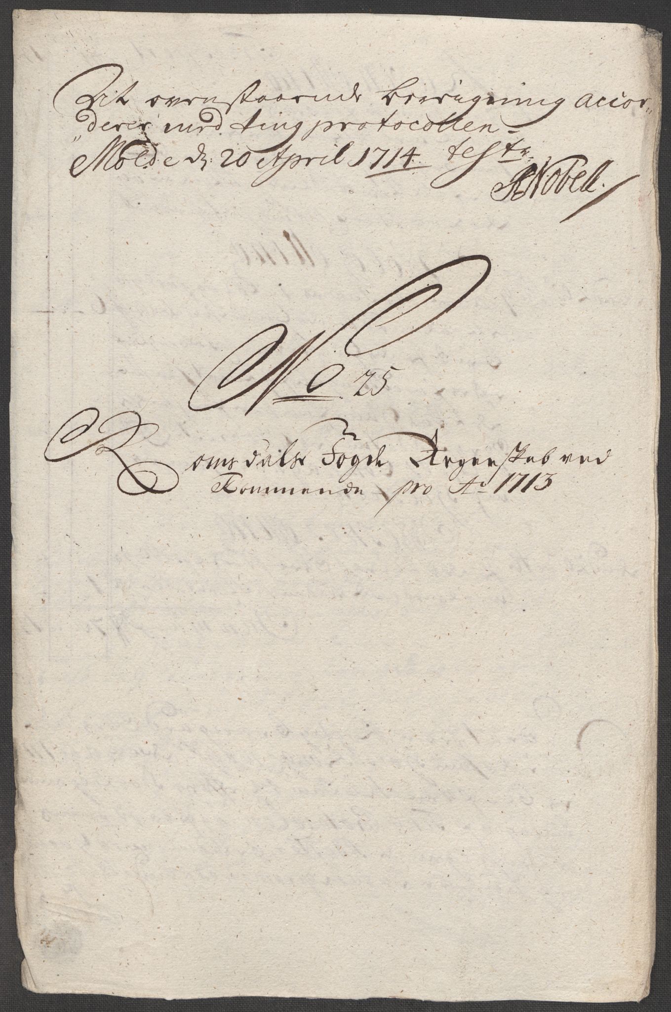 Rentekammeret inntil 1814, Reviderte regnskaper, Fogderegnskap, AV/RA-EA-4092/R55/L3662: Fogderegnskap Romsdal, 1713-1714, p. 187