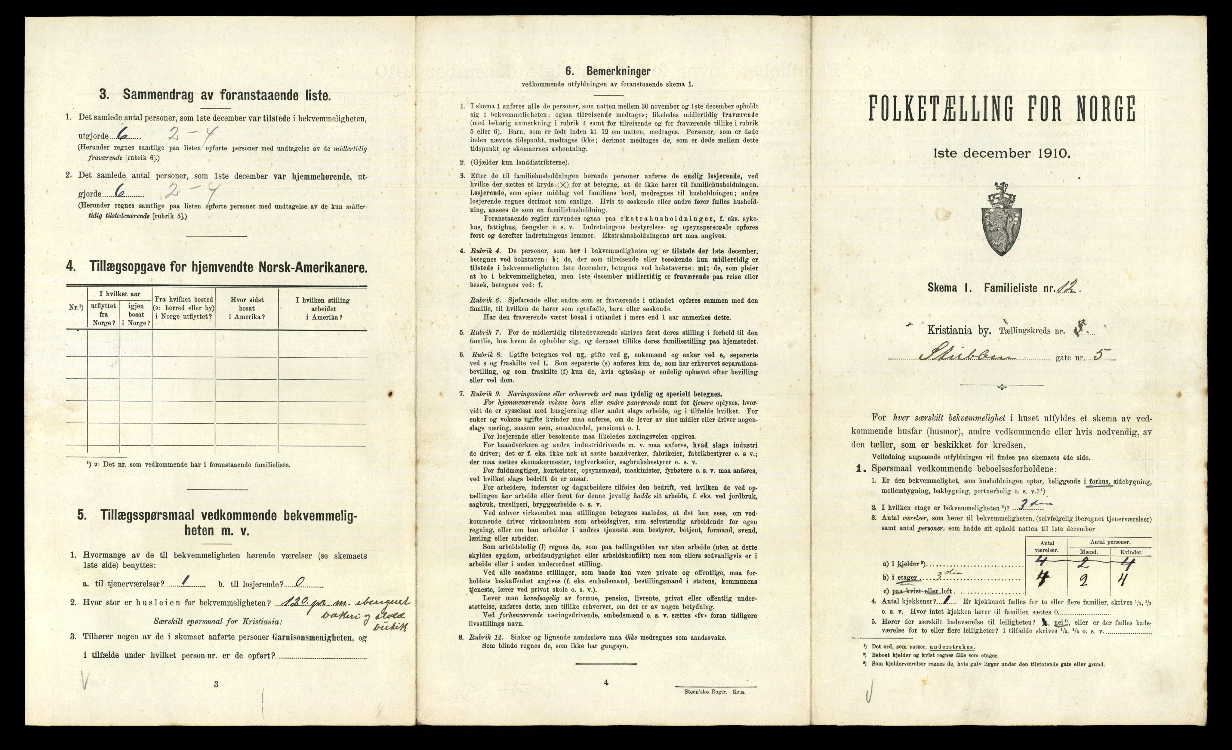 RA, 1910 census for Kristiania, 1910, p. 100353