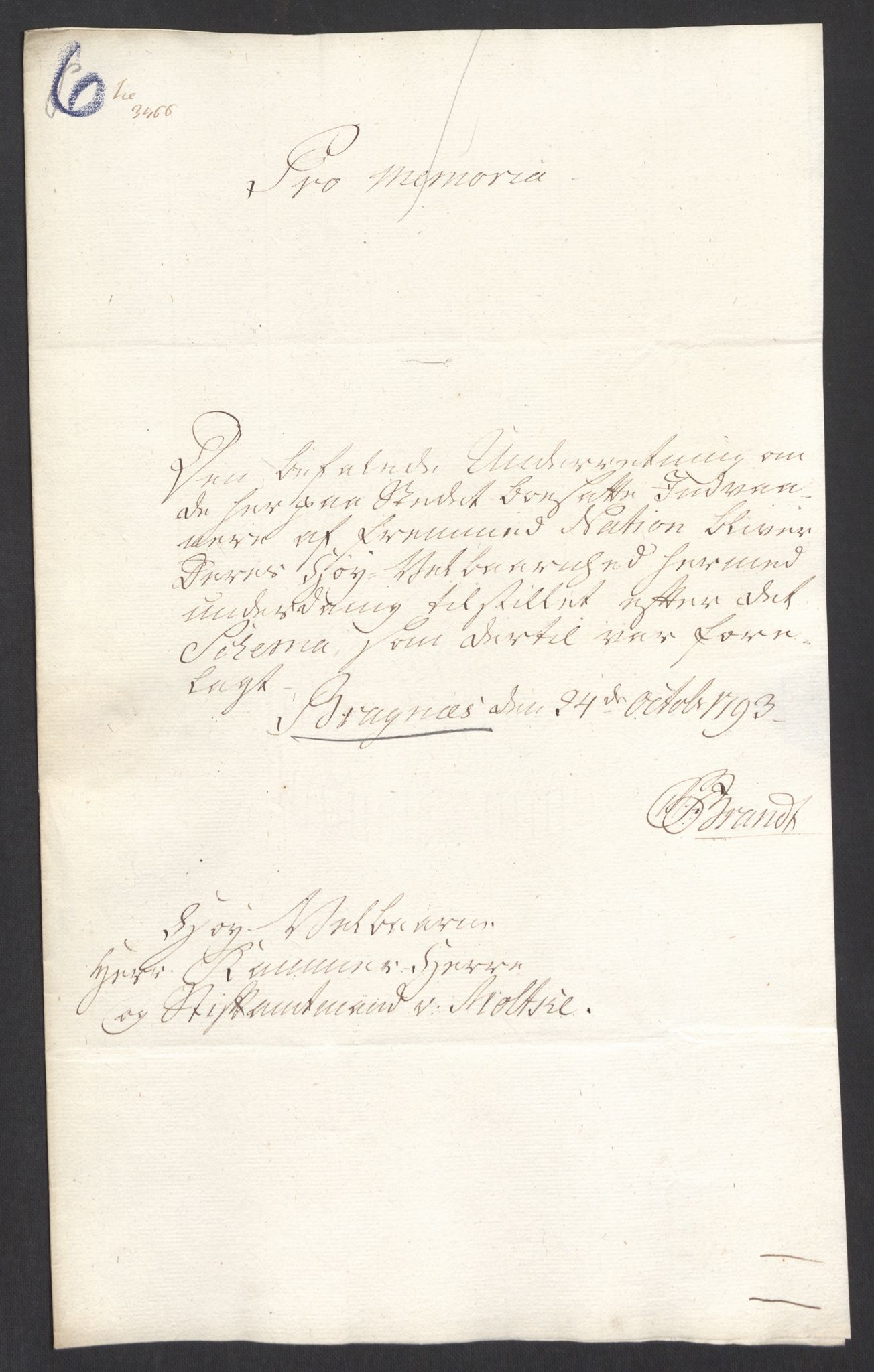 Kristiania stiftamt, AV/SAO-A-10386/G/Gc/L0005: Utlendinger i Akershus stift, 1793-1794, p. 26