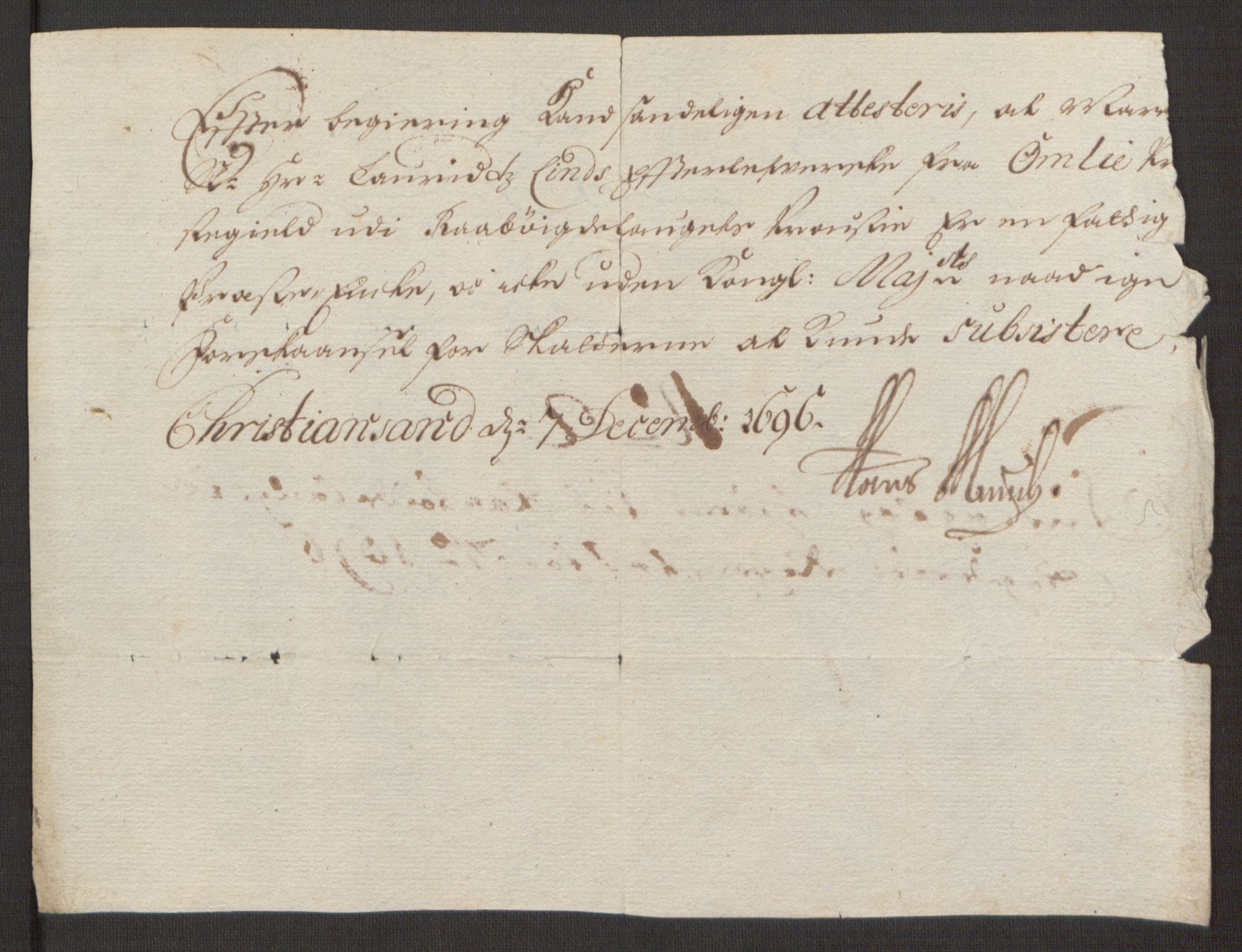 Rentekammeret inntil 1814, Reviderte regnskaper, Fogderegnskap, AV/RA-EA-4092/R40/L2444: Fogderegnskap Råbyggelag, 1693-1696, p. 338