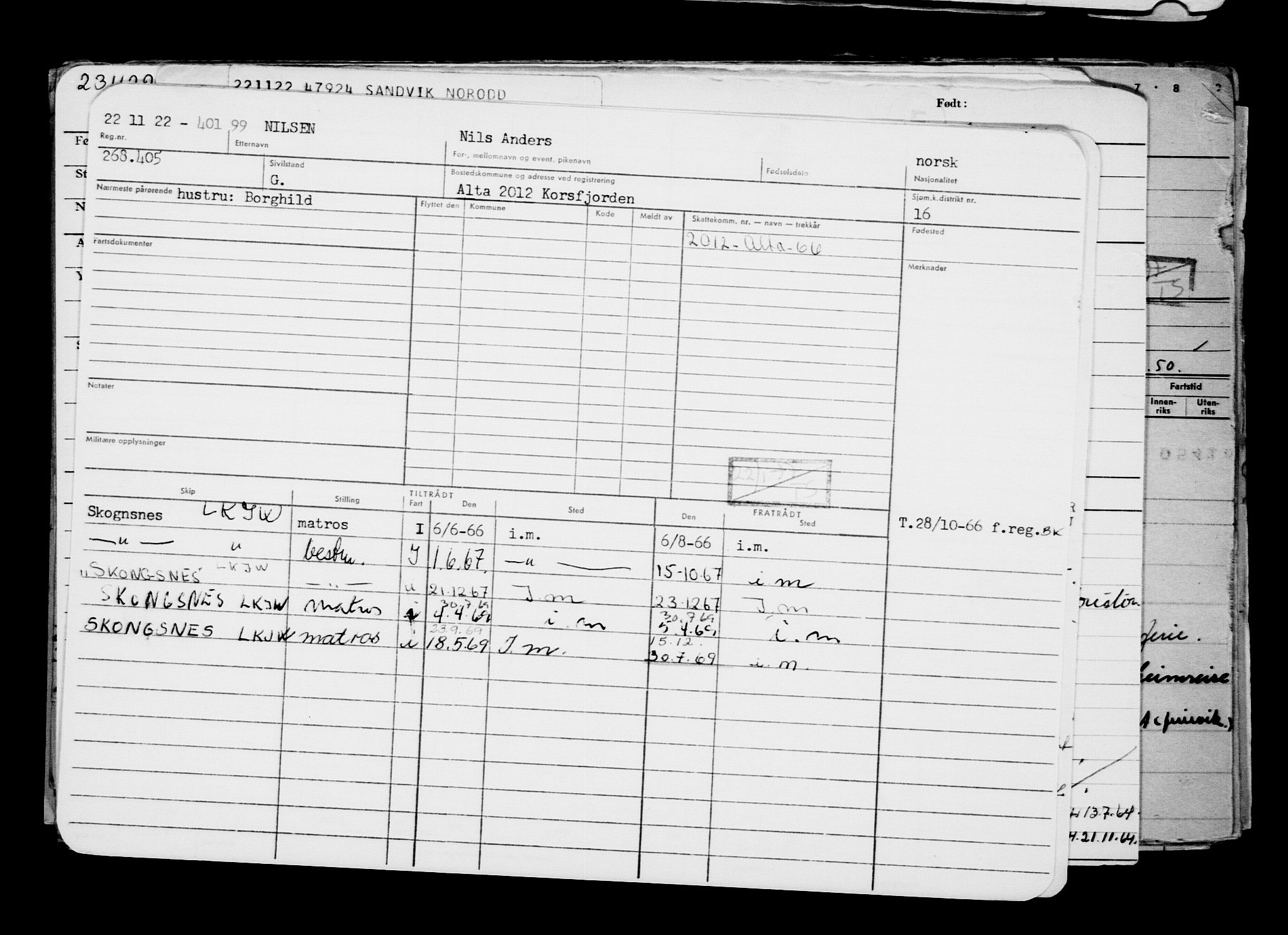 Direktoratet for sjømenn, AV/RA-S-3545/G/Gb/L0212: Hovedkort, 1922, p. 453