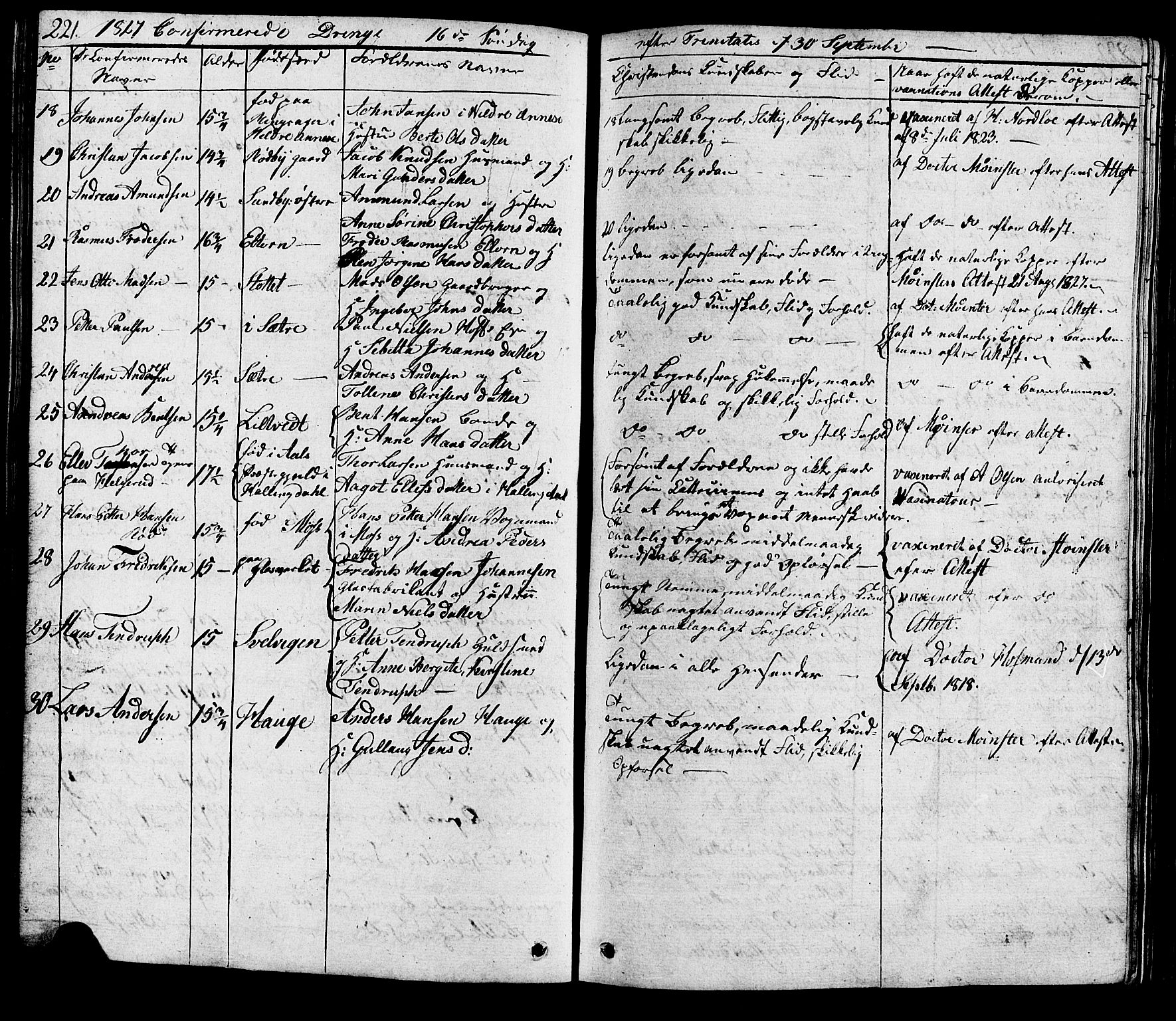 Hurum kirkebøker, AV/SAKO-A-229/G/Ga/L0002: Parish register (copy) no. I 2, 1827-1857, p. 221