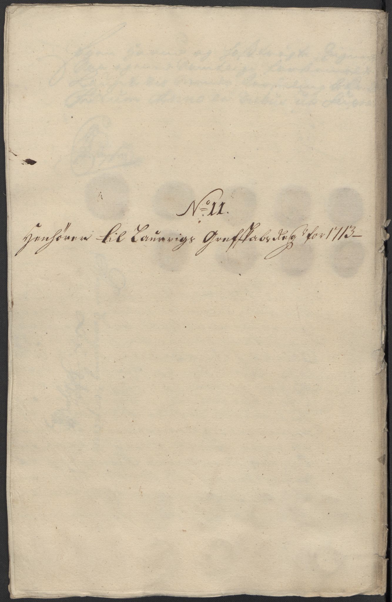 Rentekammeret inntil 1814, Reviderte regnskaper, Fogderegnskap, AV/RA-EA-4092/R33/L1985: Fogderegnskap Larvik grevskap, 1713, p. 197