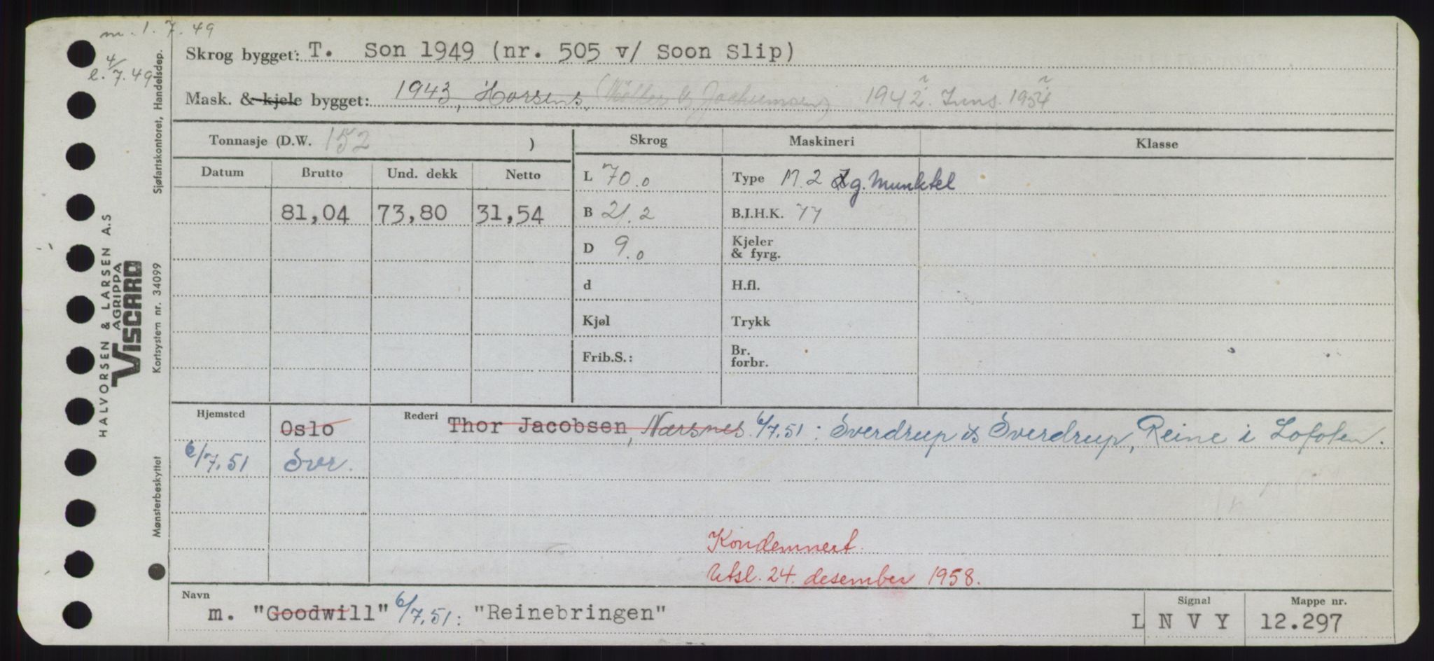 Sjøfartsdirektoratet med forløpere, Skipsmålingen, AV/RA-S-1627/H/Hd/L0030: Fartøy, Q-Riv, p. 371