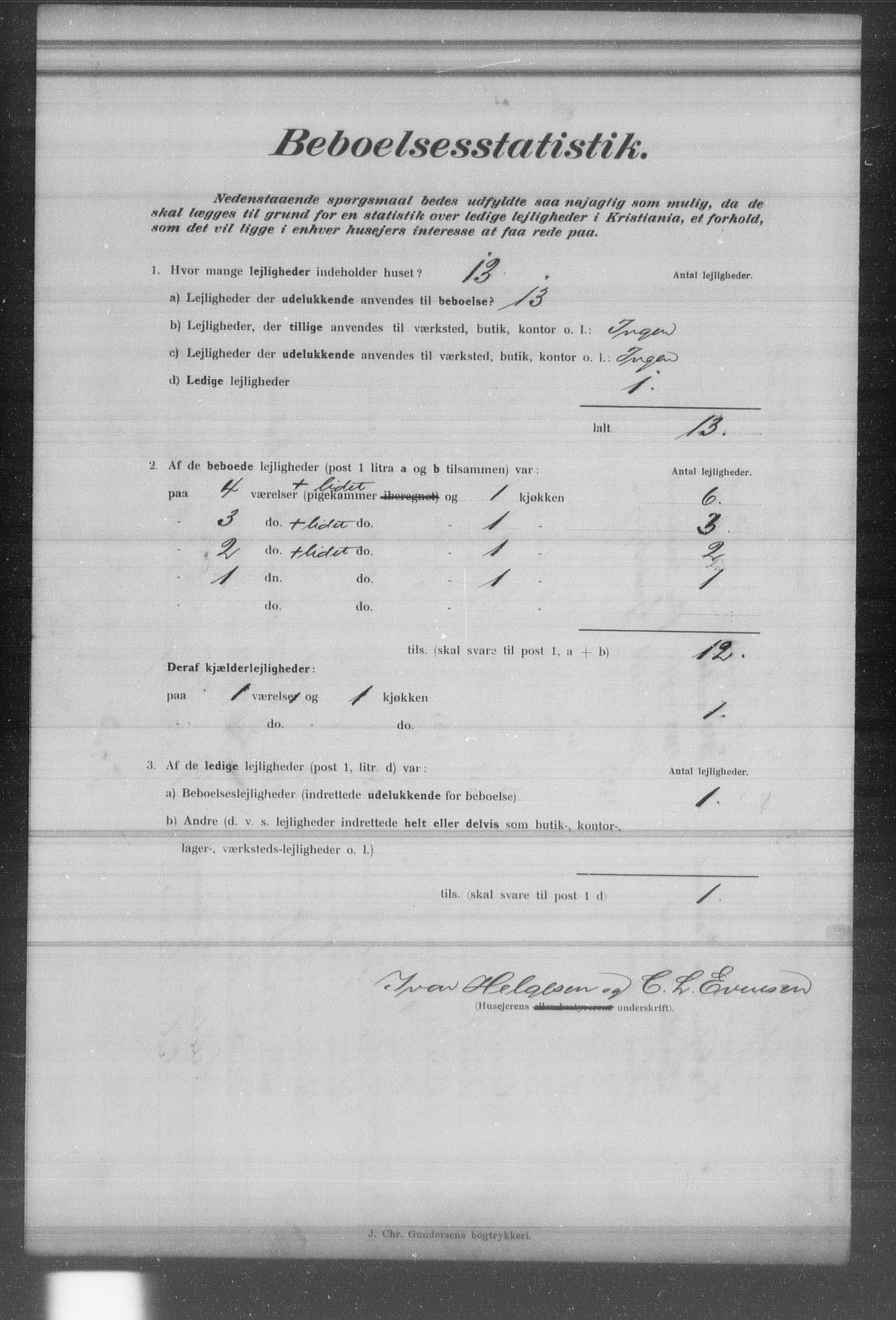 OBA, Municipal Census 1902 for Kristiania, 1902, p. 18262