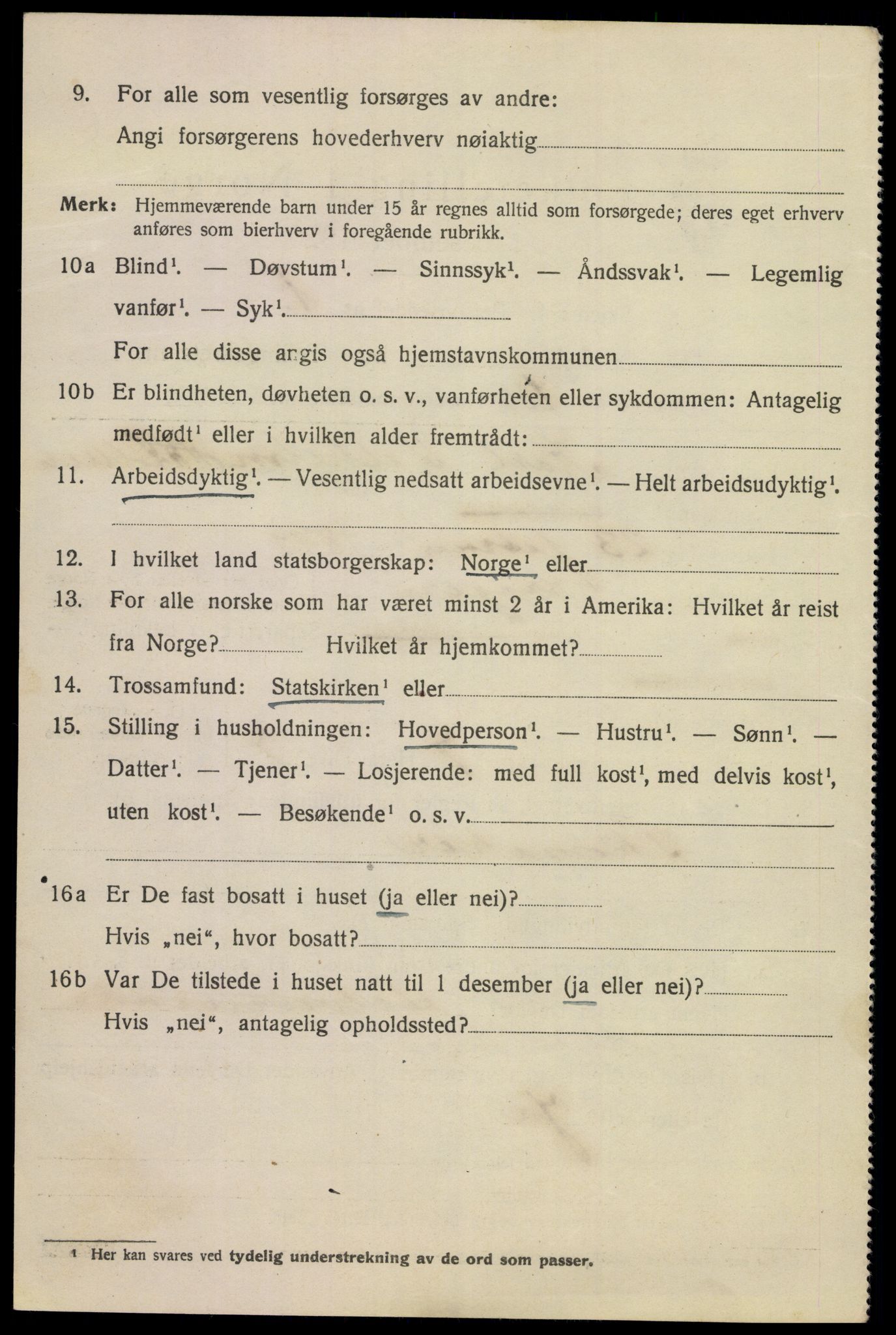 SAKO, 1920 census for Kragerø, 1920, p. 5838