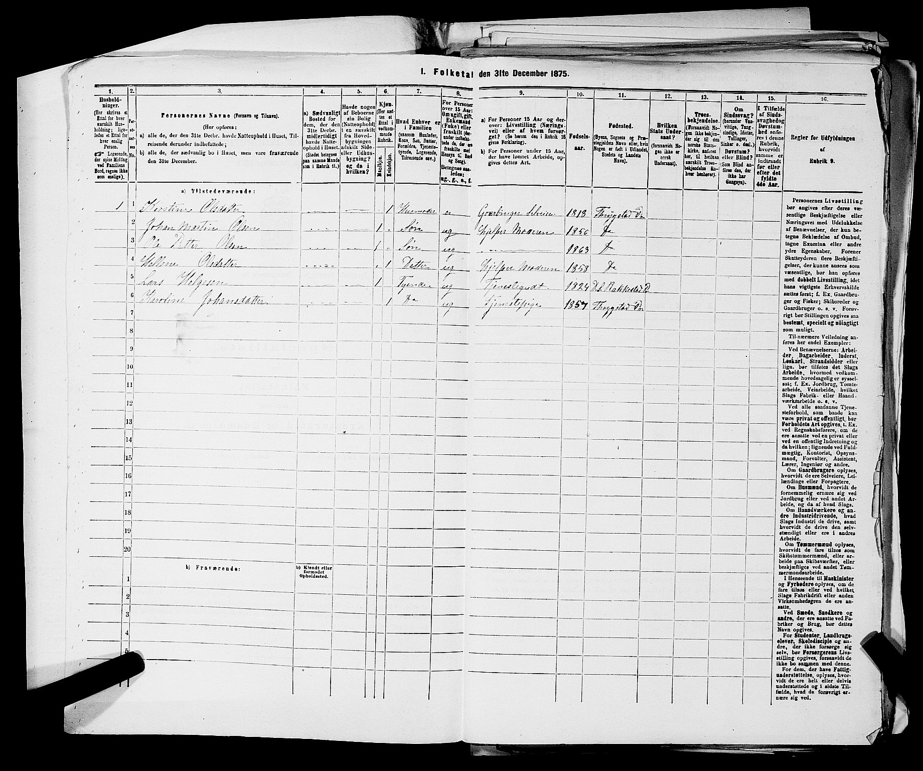 RA, 1875 census for 0122P Trøgstad, 1875, p. 964