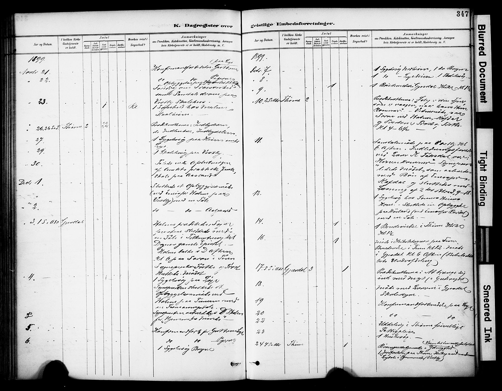 Lye sokneprestkontor, AV/SAST-A-101794/001/30BA/L0011: Parish register (official) no. A 9, 1893-1903, p. 347