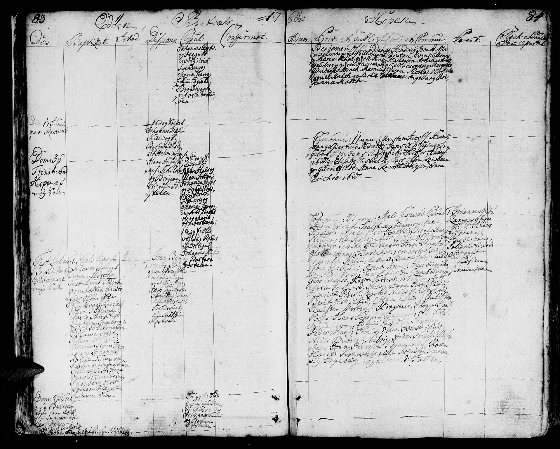 Ministerialprotokoller, klokkerbøker og fødselsregistre - Møre og Romsdal, AV/SAT-A-1454/581/L0932: Parish register (official) no. 581A02, 1767-1823, p. 83-84