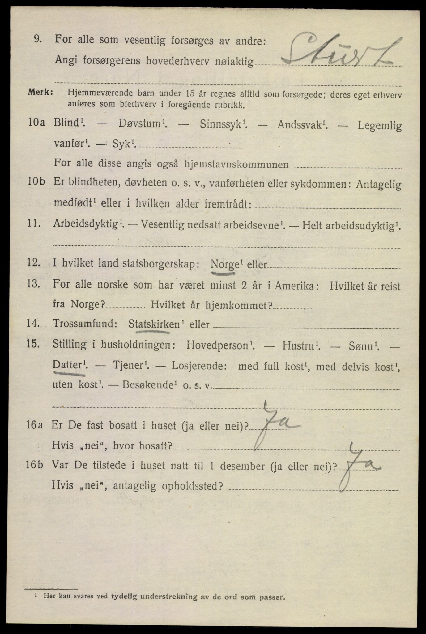 SAKO, 1920 census for Horten, 1920, p. 14644