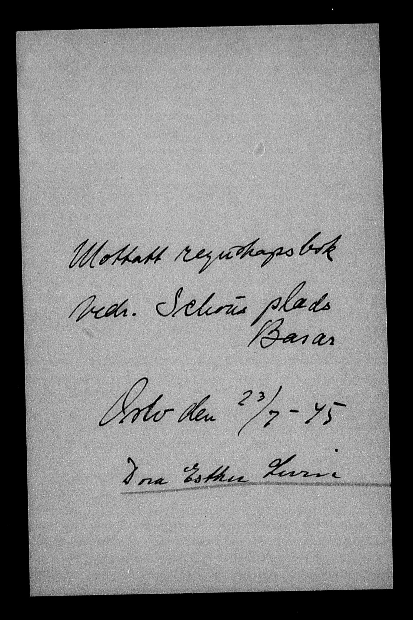 Justisdepartementet, Tilbakeføringskontoret for inndratte formuer, AV/RA-S-1564/H/Hc/Hcc/L0957: --, 1945-1947, p. 22