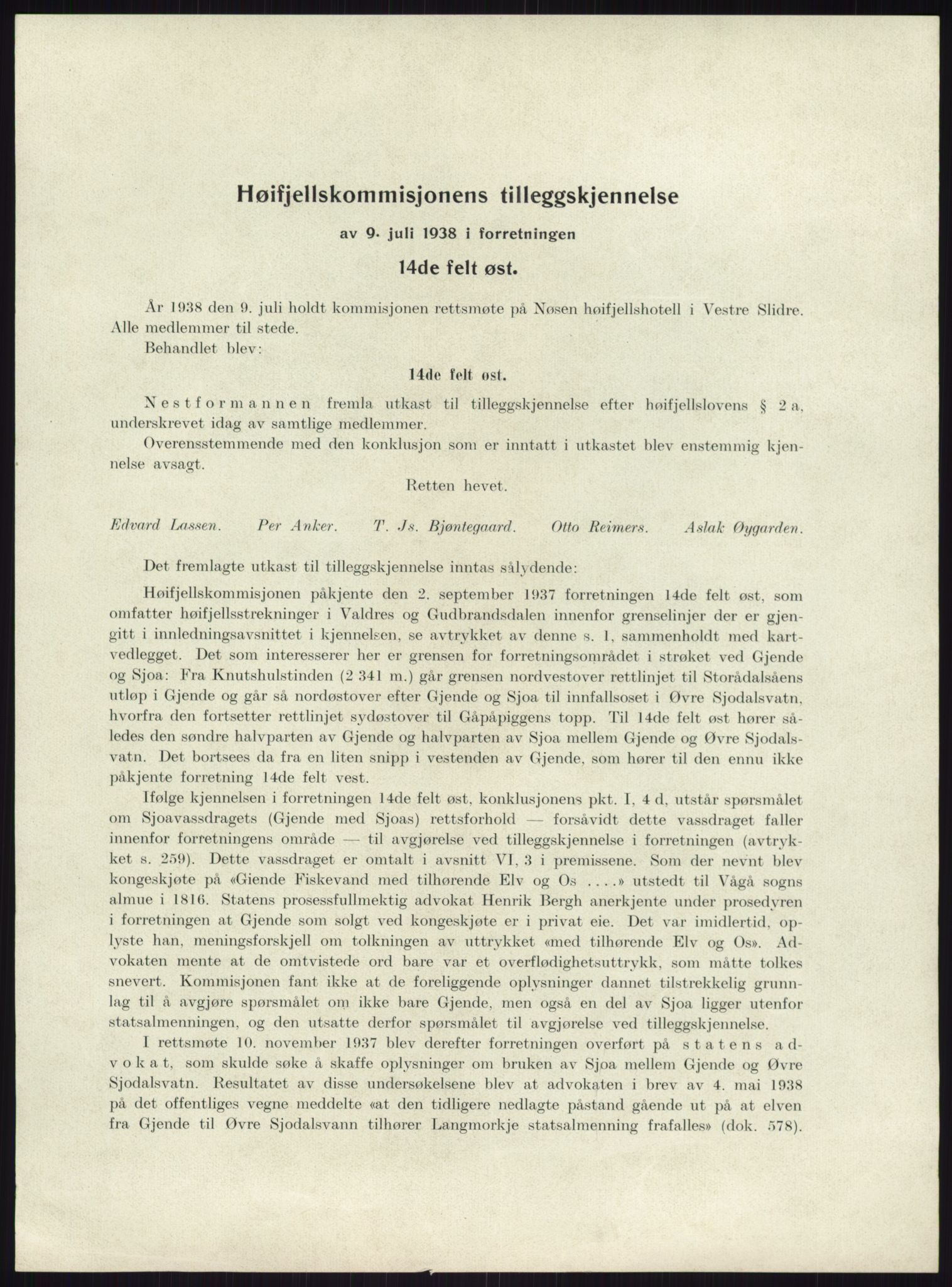 Høyfjellskommisjonen, RA/S-1546/X/Xa/L0001: Nr. 1-33, 1909-1953, p. 5948