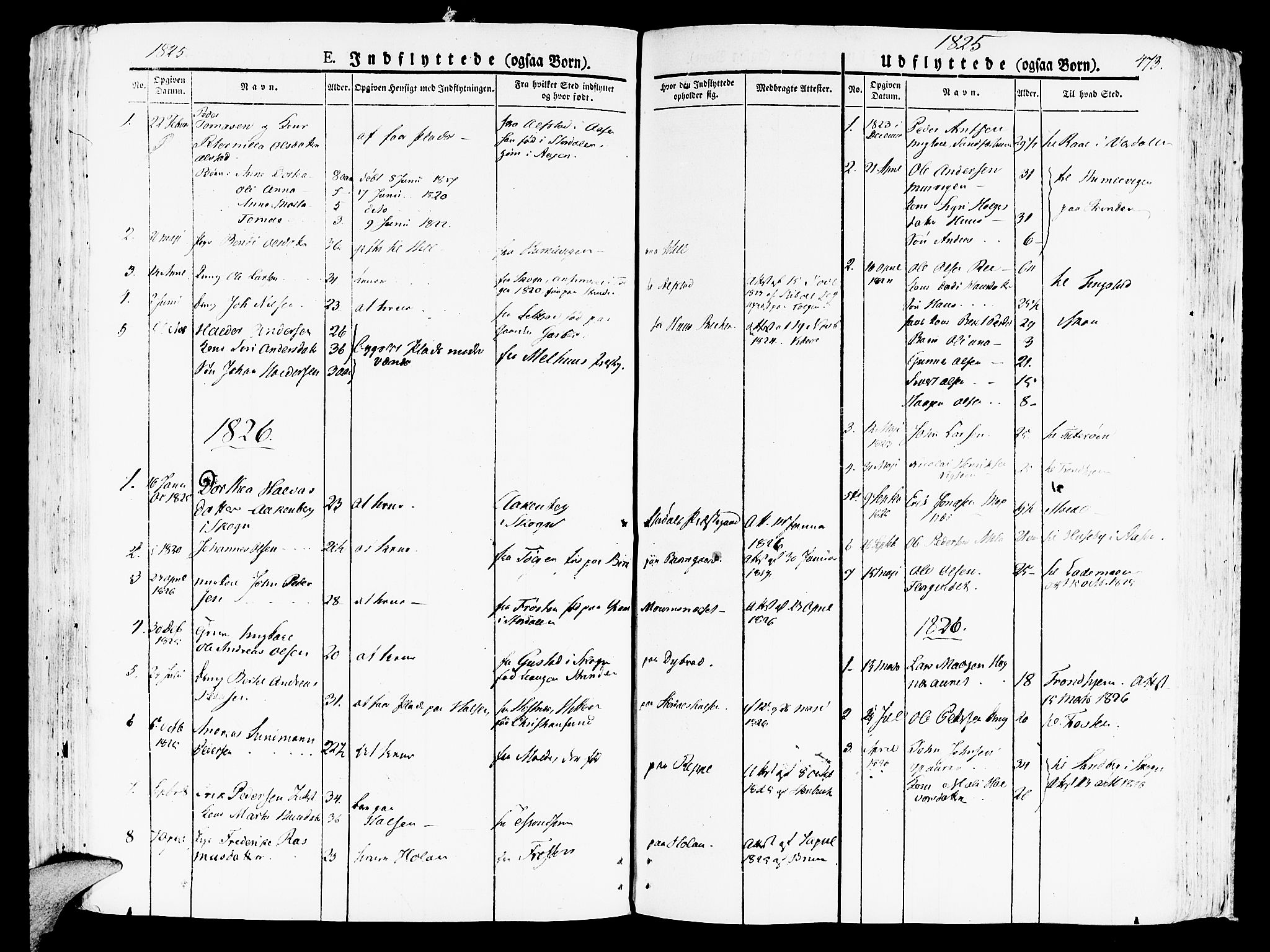 Ministerialprotokoller, klokkerbøker og fødselsregistre - Nord-Trøndelag, SAT/A-1458/709/L0070: Parish register (official) no. 709A10, 1820-1832, p. 473