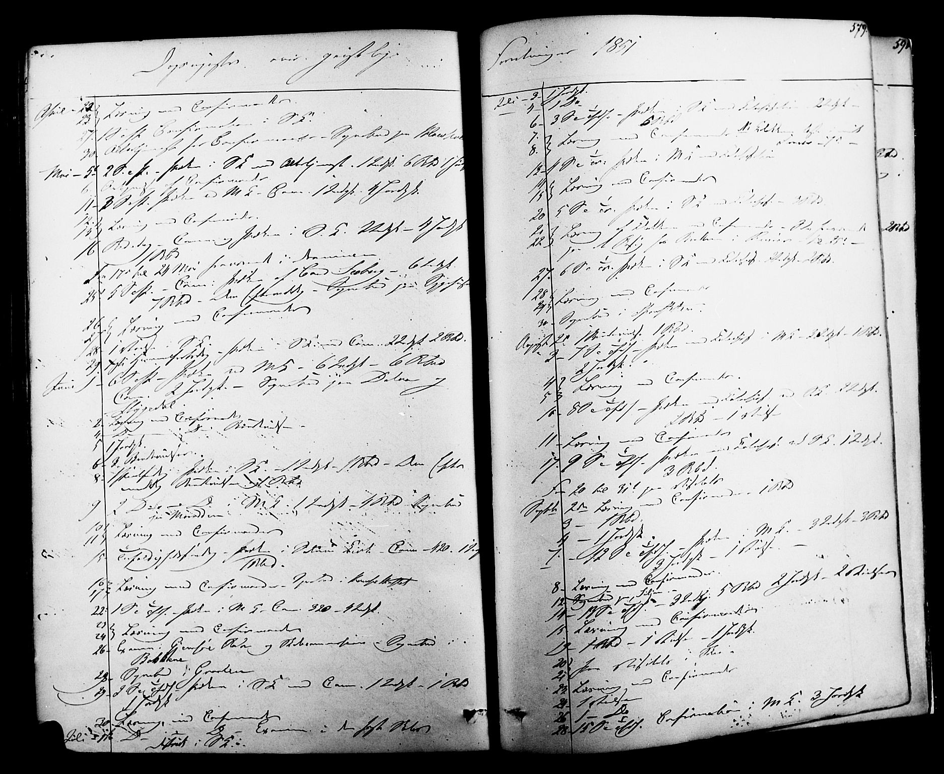 Solum kirkebøker, SAKO/A-306/F/Fa/L0006: Parish register (official) no. I 6, 1844-1855, p. 579