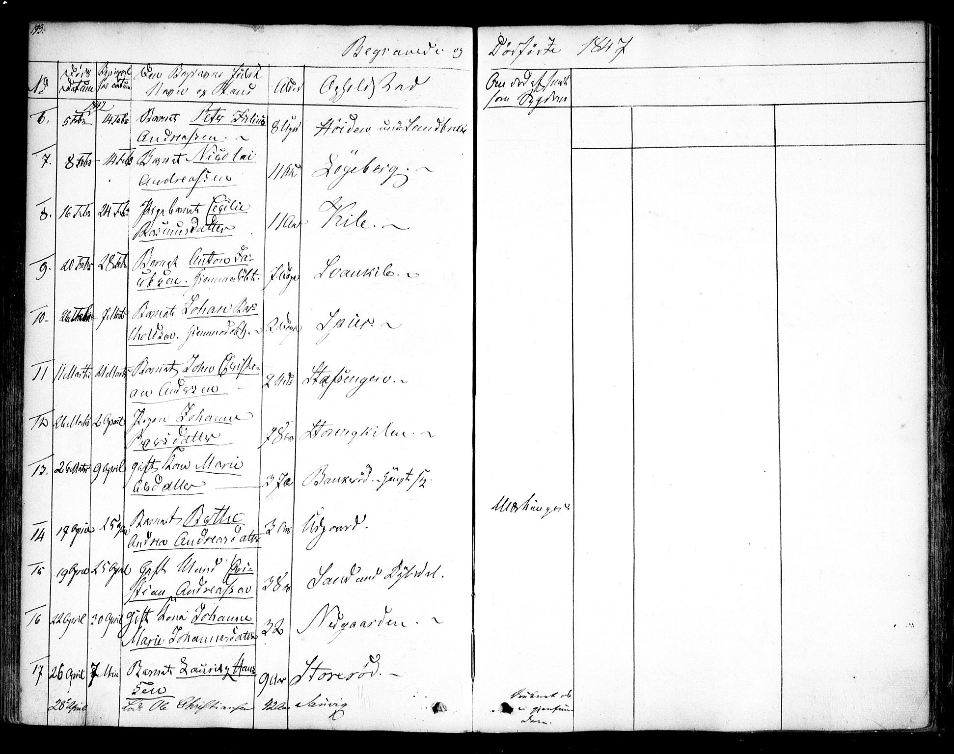 Hvaler prestekontor Kirkebøker, AV/SAO-A-2001/F/Fa/L0006: Parish register (official) no. I 6, 1846-1863, p. 193