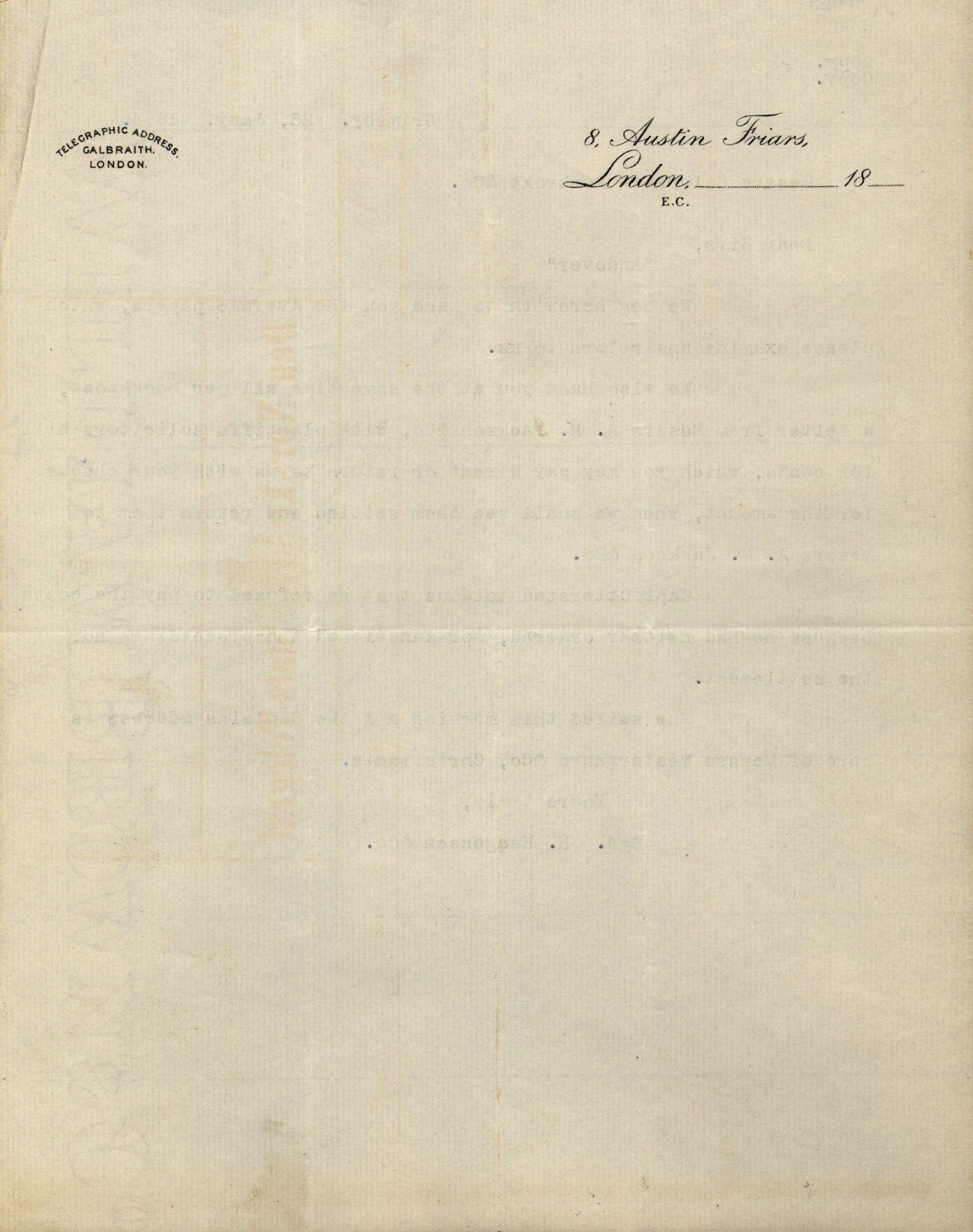 Pa 63 - Østlandske skibsassuranceforening, VEMU/A-1079/G/Ga/L0030/0001: Havaridokumenter / Leif, Korsvei, Margret, Mangerton, Mathilde, Island, Andover, 1893, p. 236