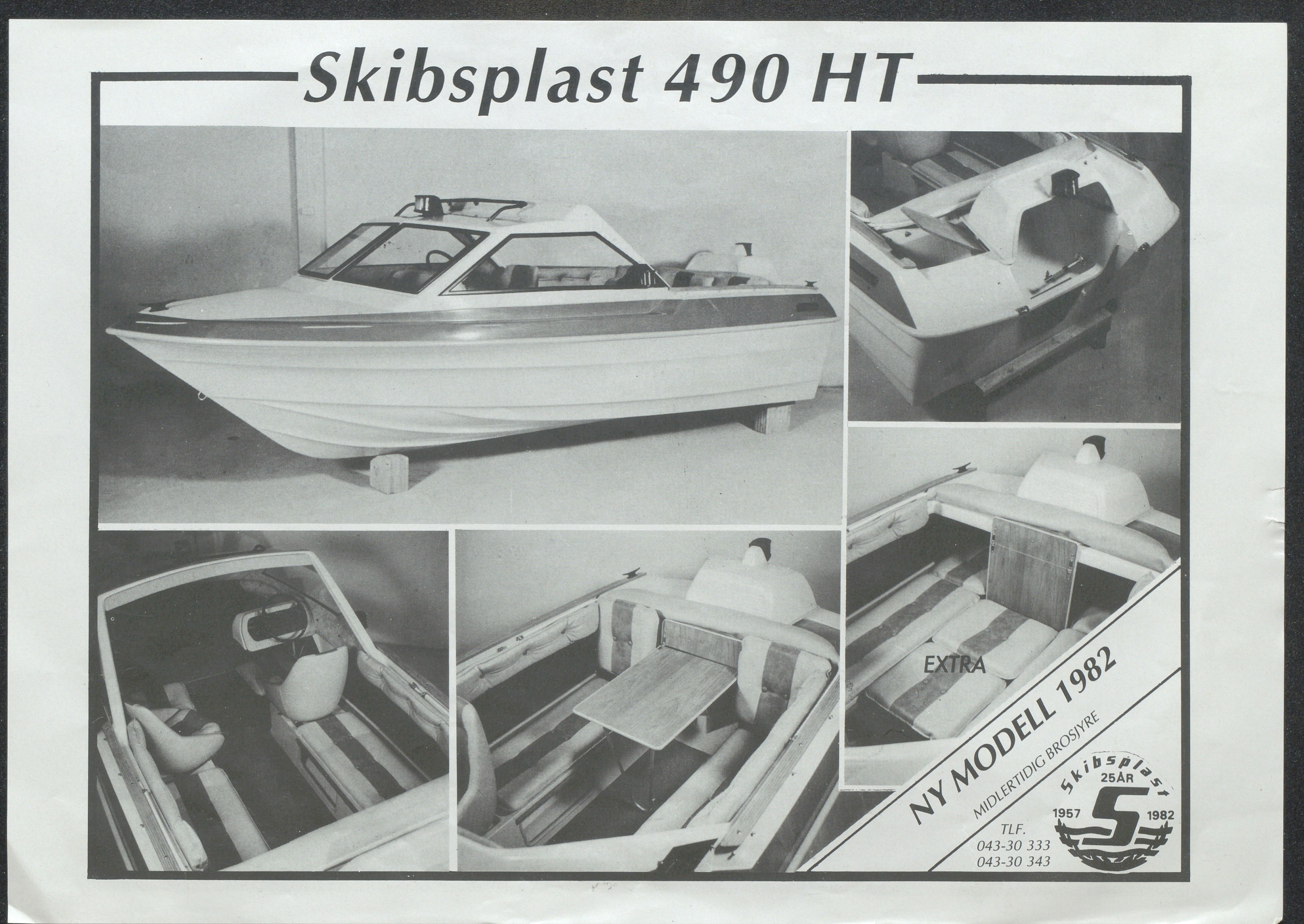 Skibsplast, AAKS/PA-2968/01/X/X01/L0002/0009: Brosjyrer / Skibsplast 490 HT (1982-2000), 1982-2000