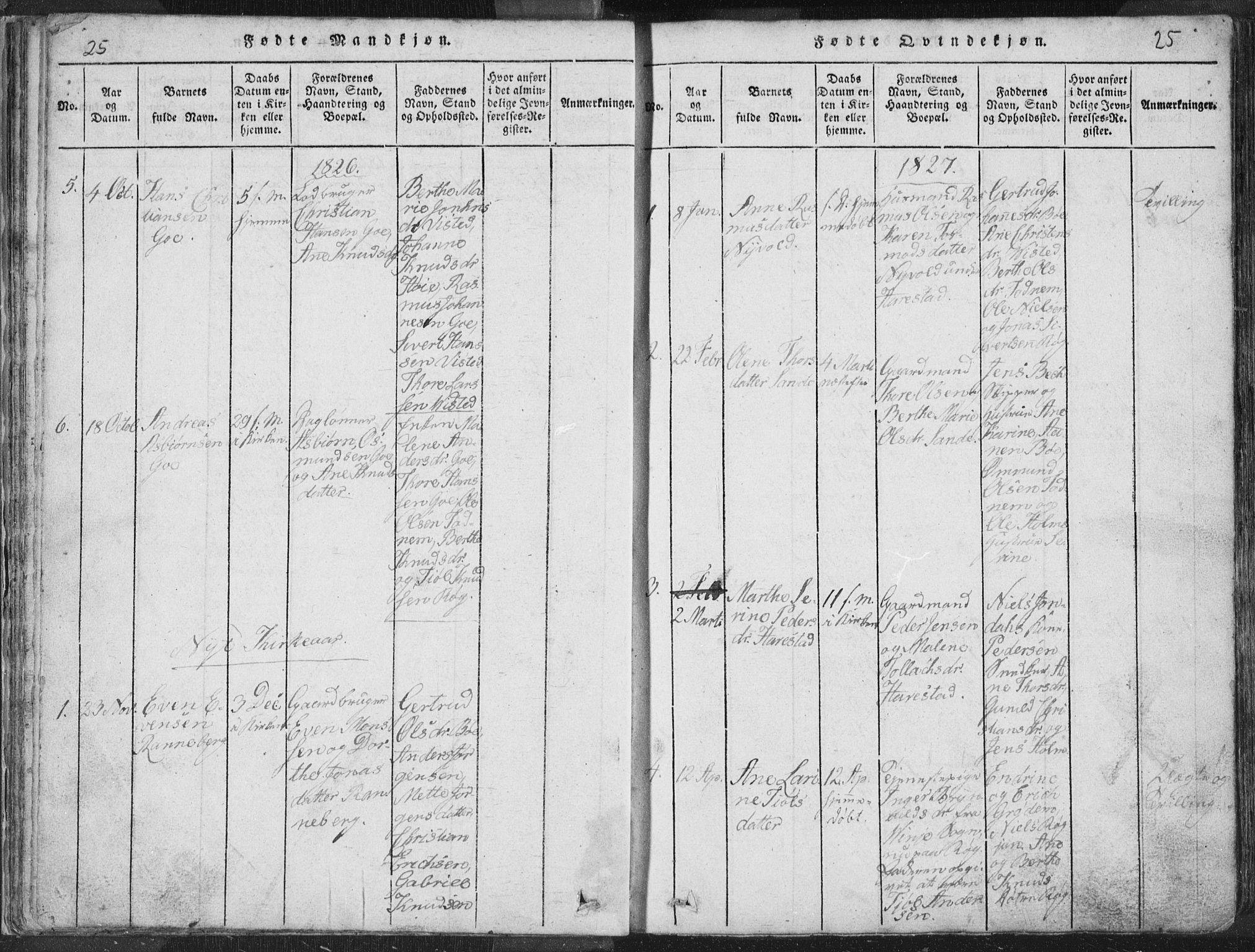 Hetland sokneprestkontor, AV/SAST-A-101826/30/30BA/L0001: Parish register (official) no. A 1, 1816-1856, p. 25