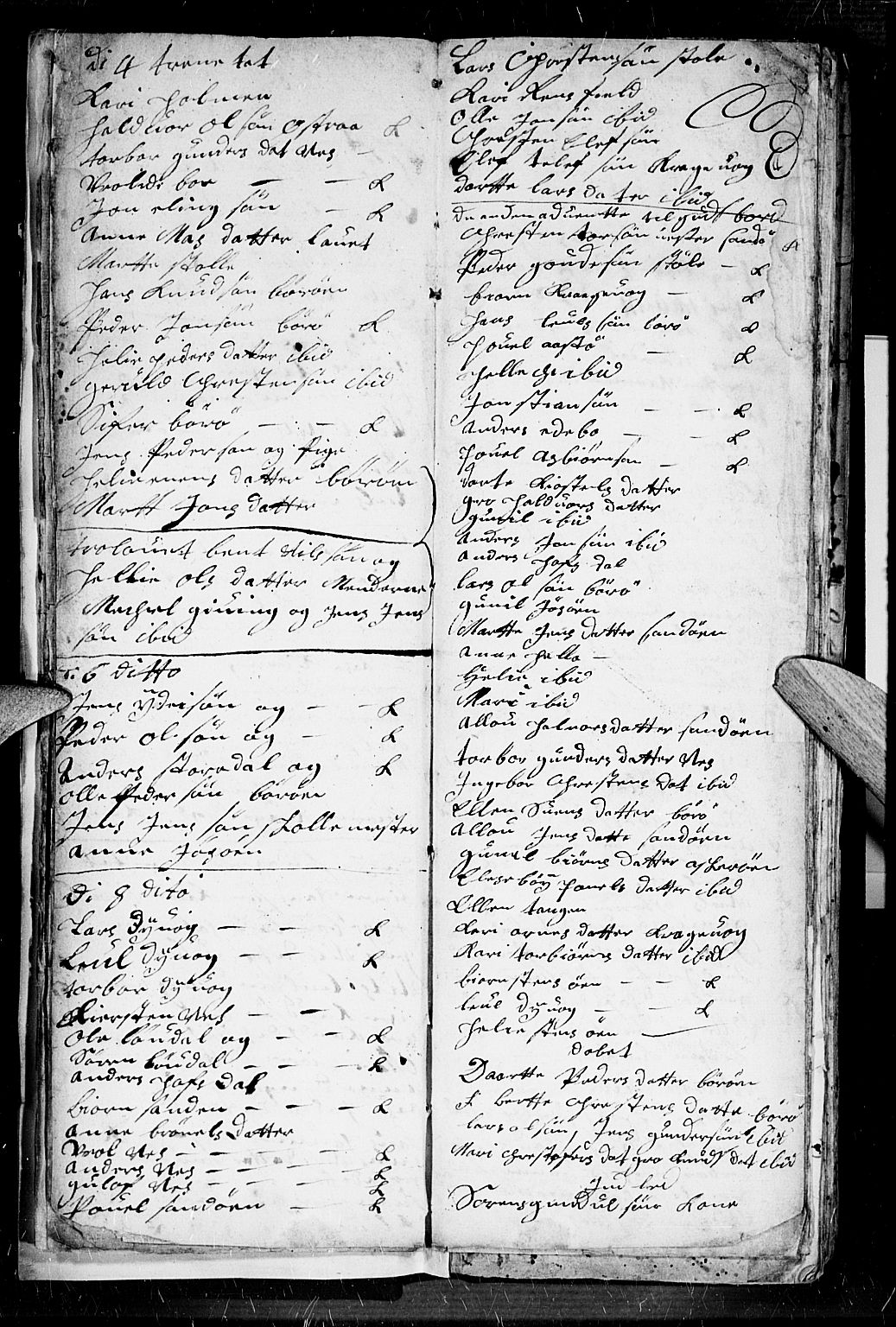 Dypvåg sokneprestkontor, AV/SAK-1111-0007/F/Fb/Fba/L0003: Parish register (copy) no. B 3, 1715-1738, p. 6