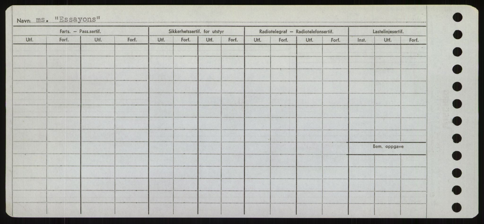 Sjøfartsdirektoratet med forløpere, Skipsmålingen, RA/S-1627/H/Hd/L0009: Fartøy, E, p. 554