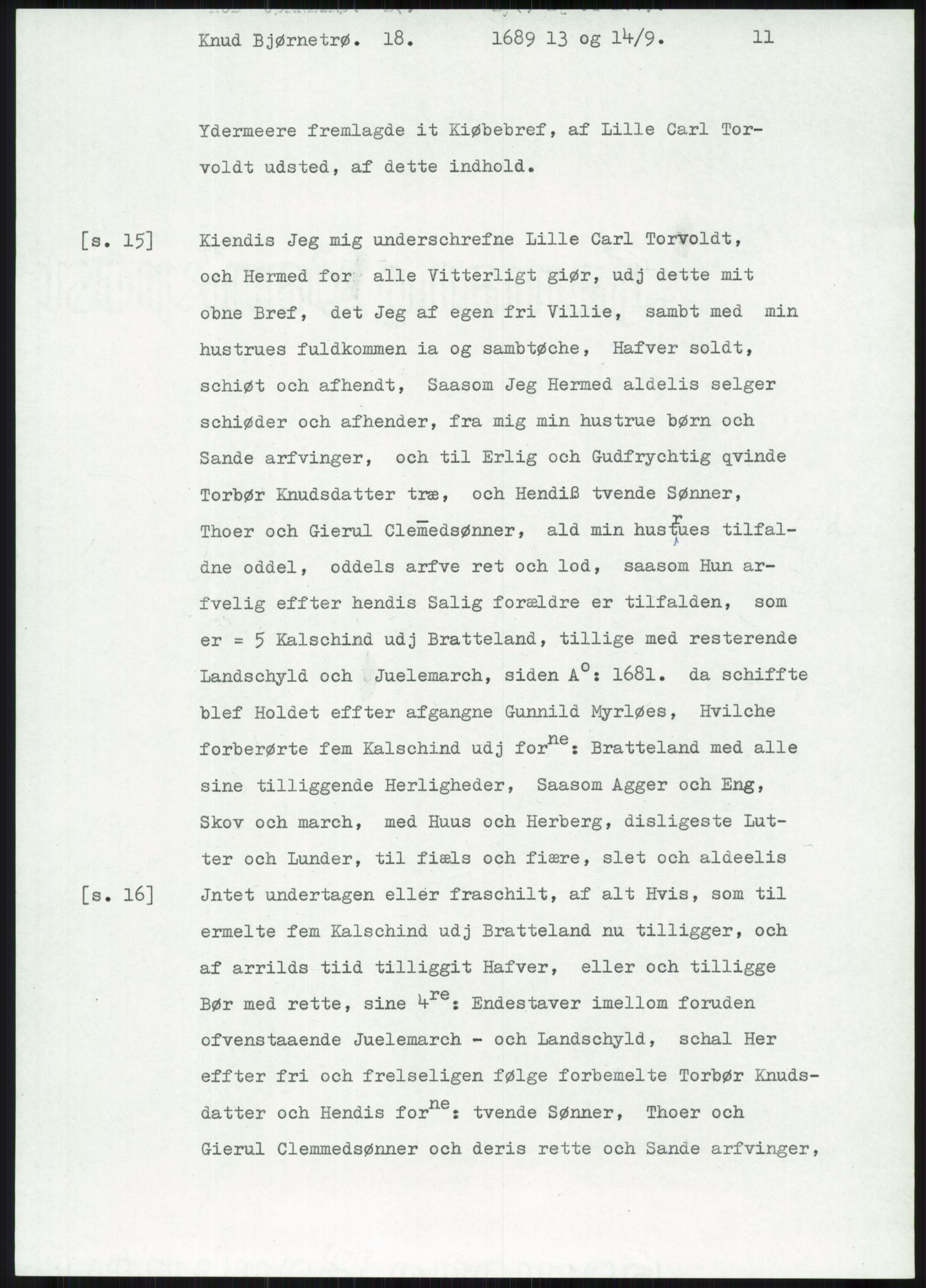 Samlinger til kildeutgivelse, Diplomavskriftsamlingen, AV/RA-EA-4053/H/Ha, p. 460