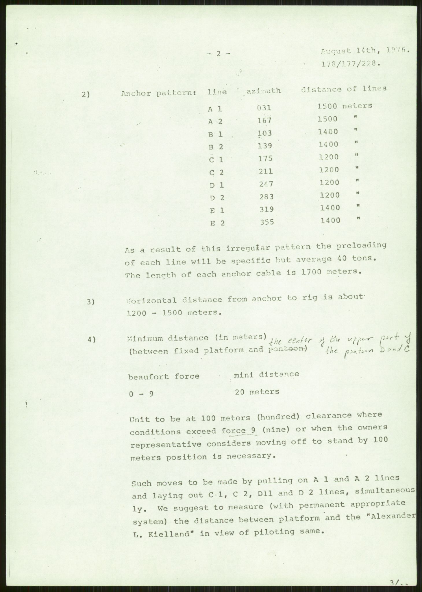 Justisdepartementet, Granskningskommisjonen ved Alexander Kielland-ulykken 27.3.1980, AV/RA-S-1165/D/L0024: A Alexander L. Kielland (A1-A2, A7-A9, A14, A22, A16 av 31)/ E CFEM (E1, E3-E6 av 27)/ F Richard Ducros (Doku.liste + F1-F6 av 8)/ H Sjøfartsdirektoratet/Skipskontrollen (H12, H14-H16, H44, H49, H51 av 52), 1980-1981, p. 33