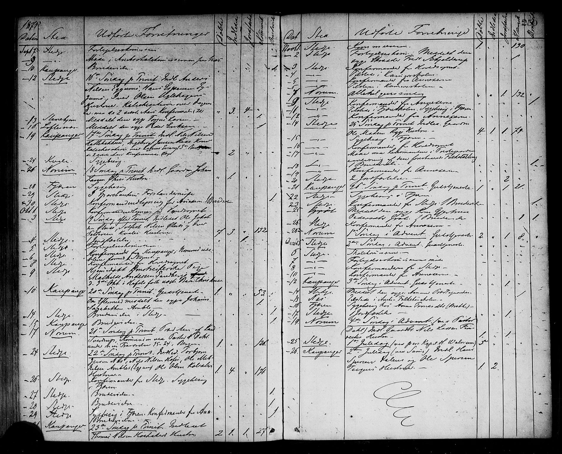 Sogndal sokneprestembete, AV/SAB-A-81301/H/Haa/Haaa/L0014: Parish register (official) no. A 14, 1864-1877, p. 250