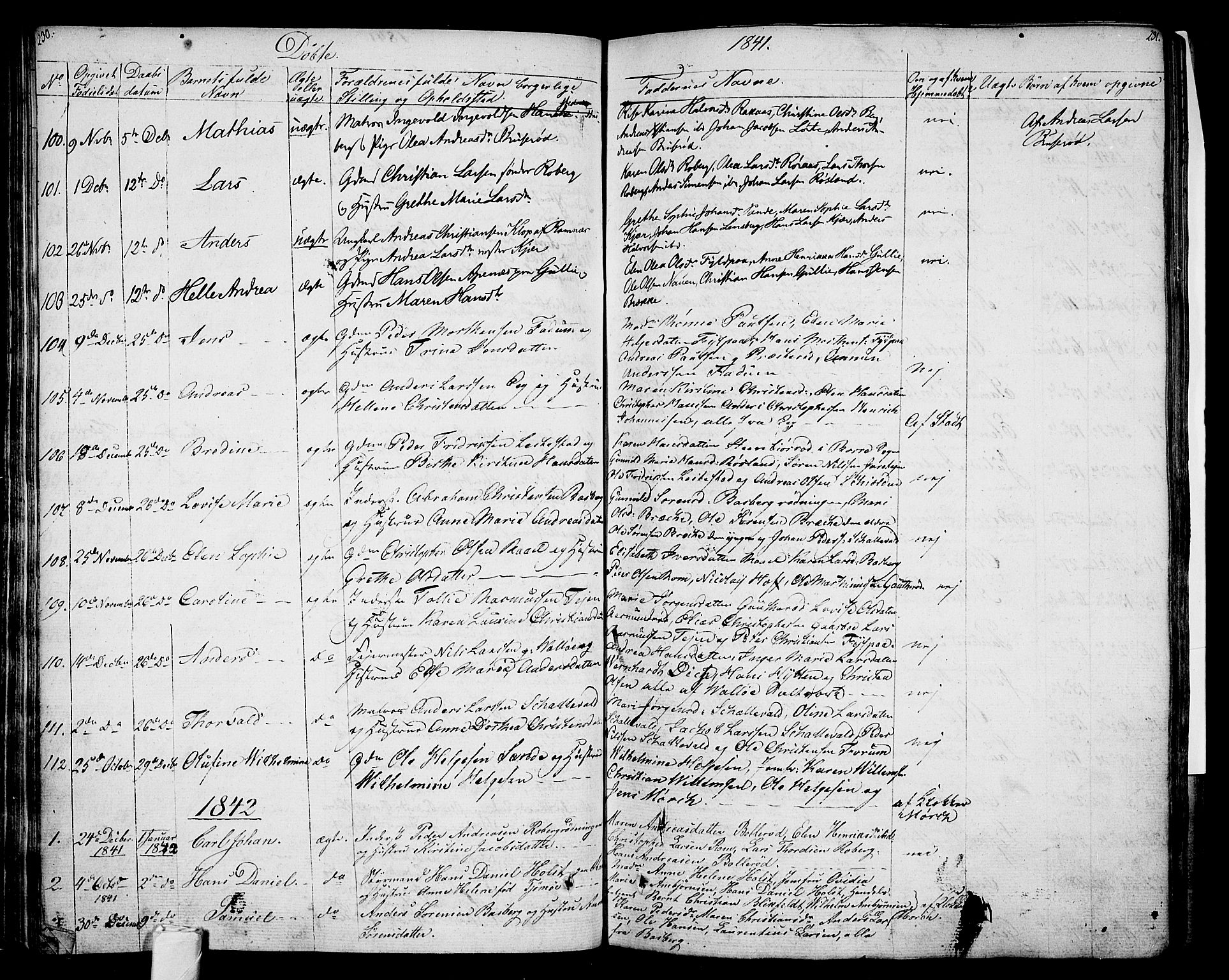 Sem kirkebøker, AV/SAKO-A-5/F/Fa/L0005: Parish register (official) no. I 5, 1825-1842, p. 230-231