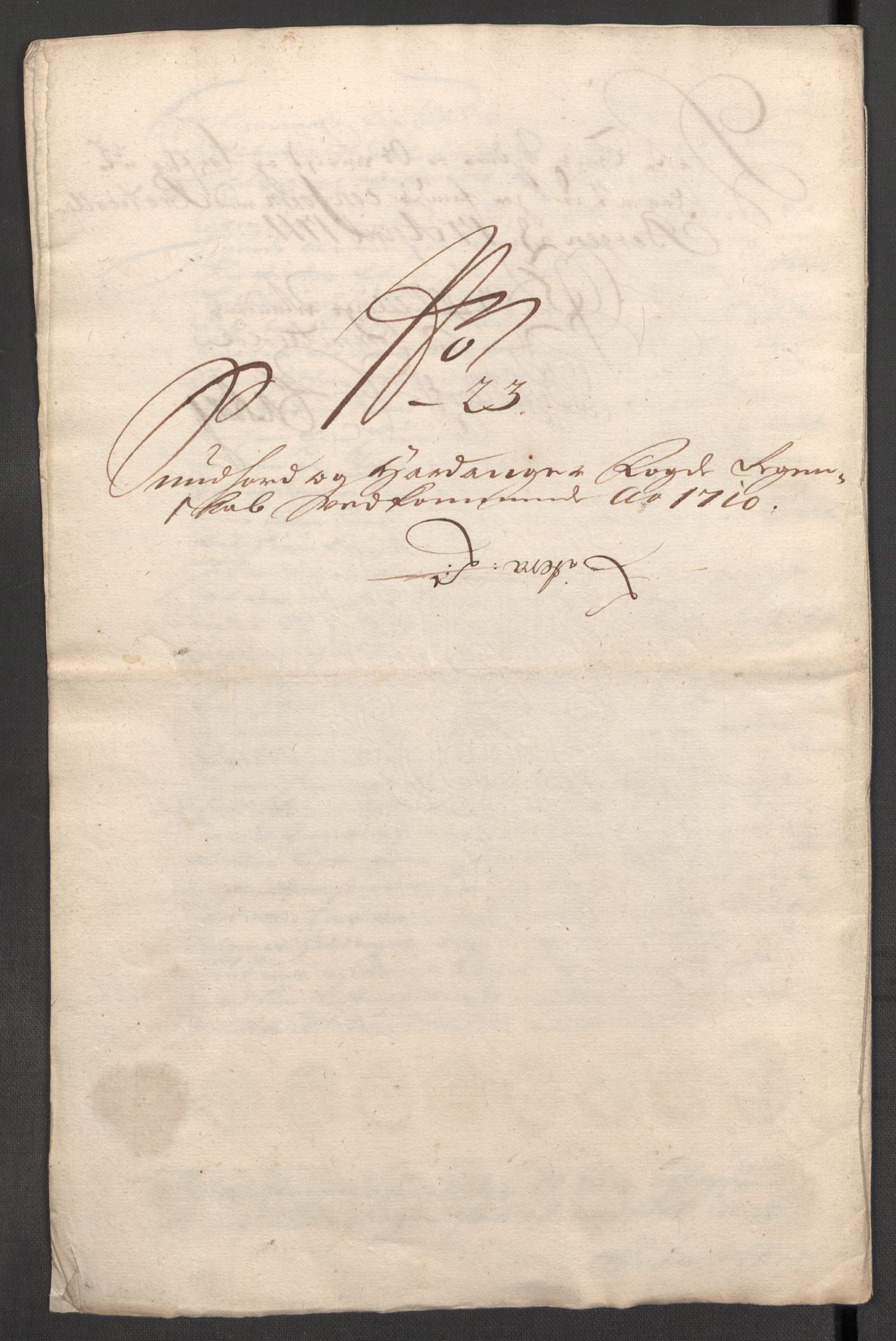 Rentekammeret inntil 1814, Reviderte regnskaper, Fogderegnskap, RA/EA-4092/R48/L2986: Fogderegnskap Sunnhordland og Hardanger, 1709-1710, p. 493