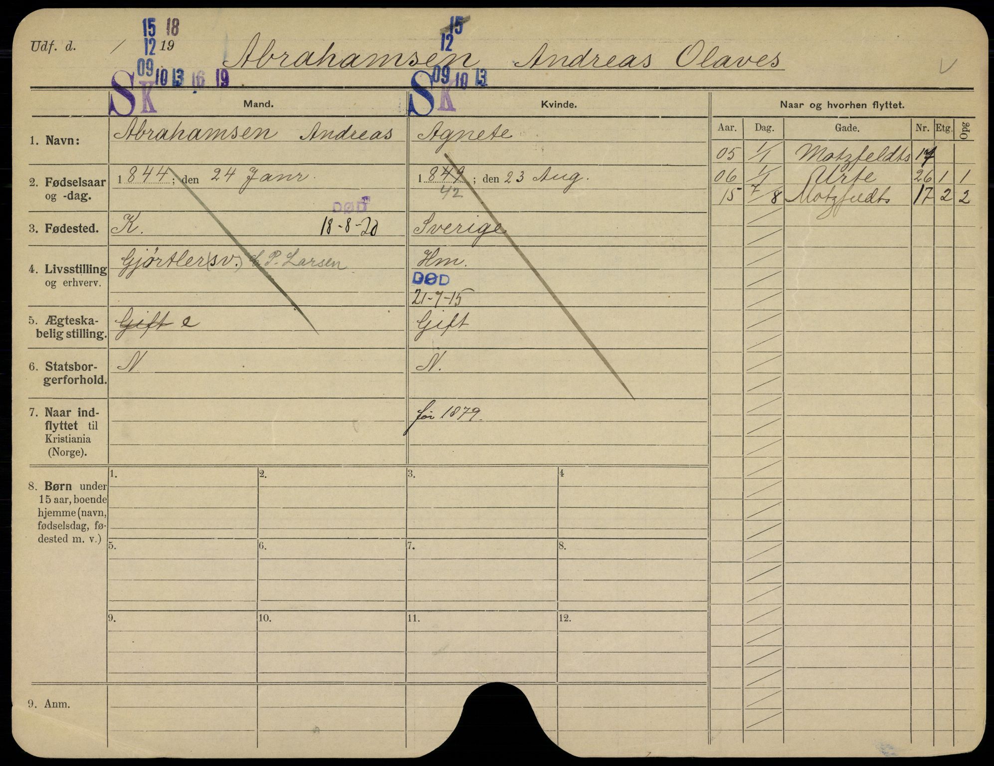 Oslo folkeregister, Registerkort, AV/SAO-A-11715/G/Gb/L0030: Menn, 1920