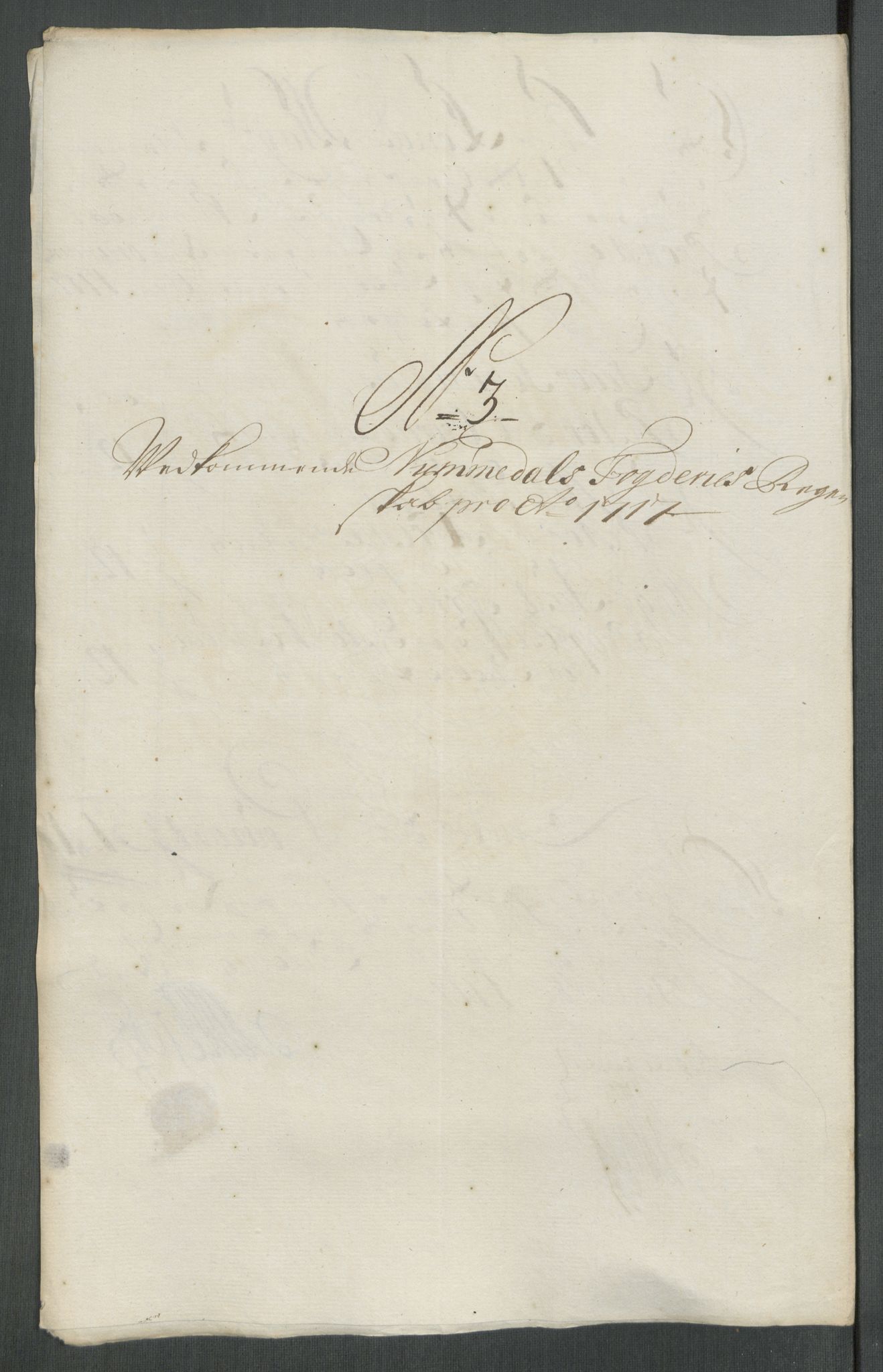 Rentekammeret inntil 1814, Reviderte regnskaper, Fogderegnskap, RA/EA-4092/R64/L4438: Fogderegnskap Namdal, 1717, p. 99