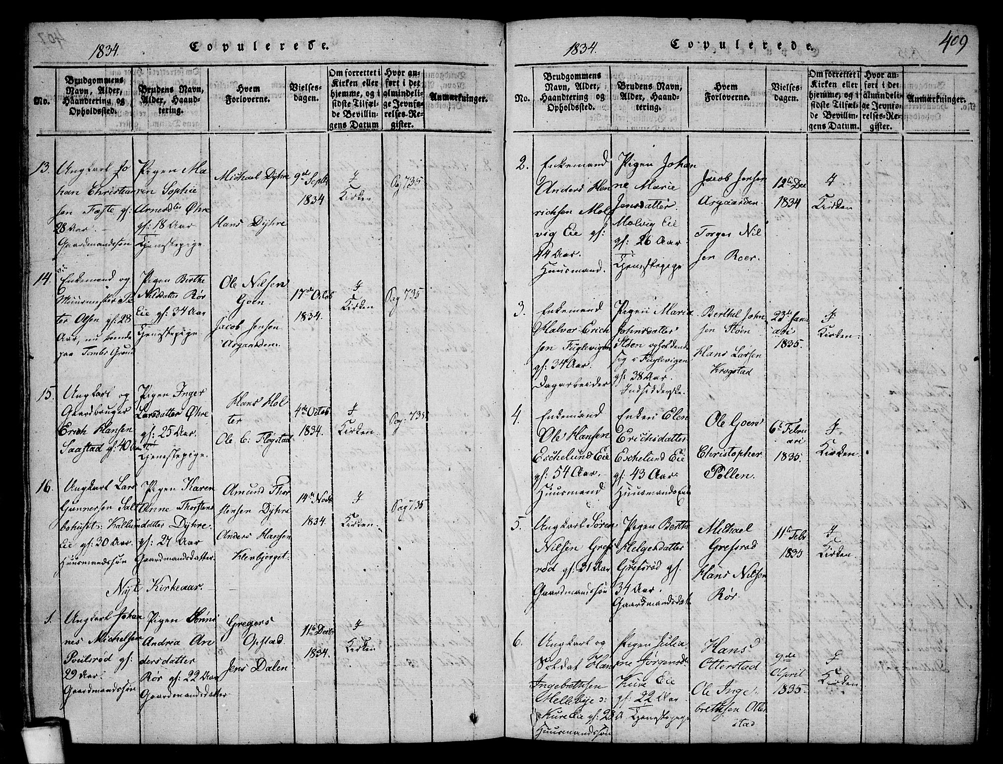 Rygge prestekontor Kirkebøker, AV/SAO-A-10084b/F/Fa/L0003: Parish register (official) no. 3, 1814-1836, p. 408-409