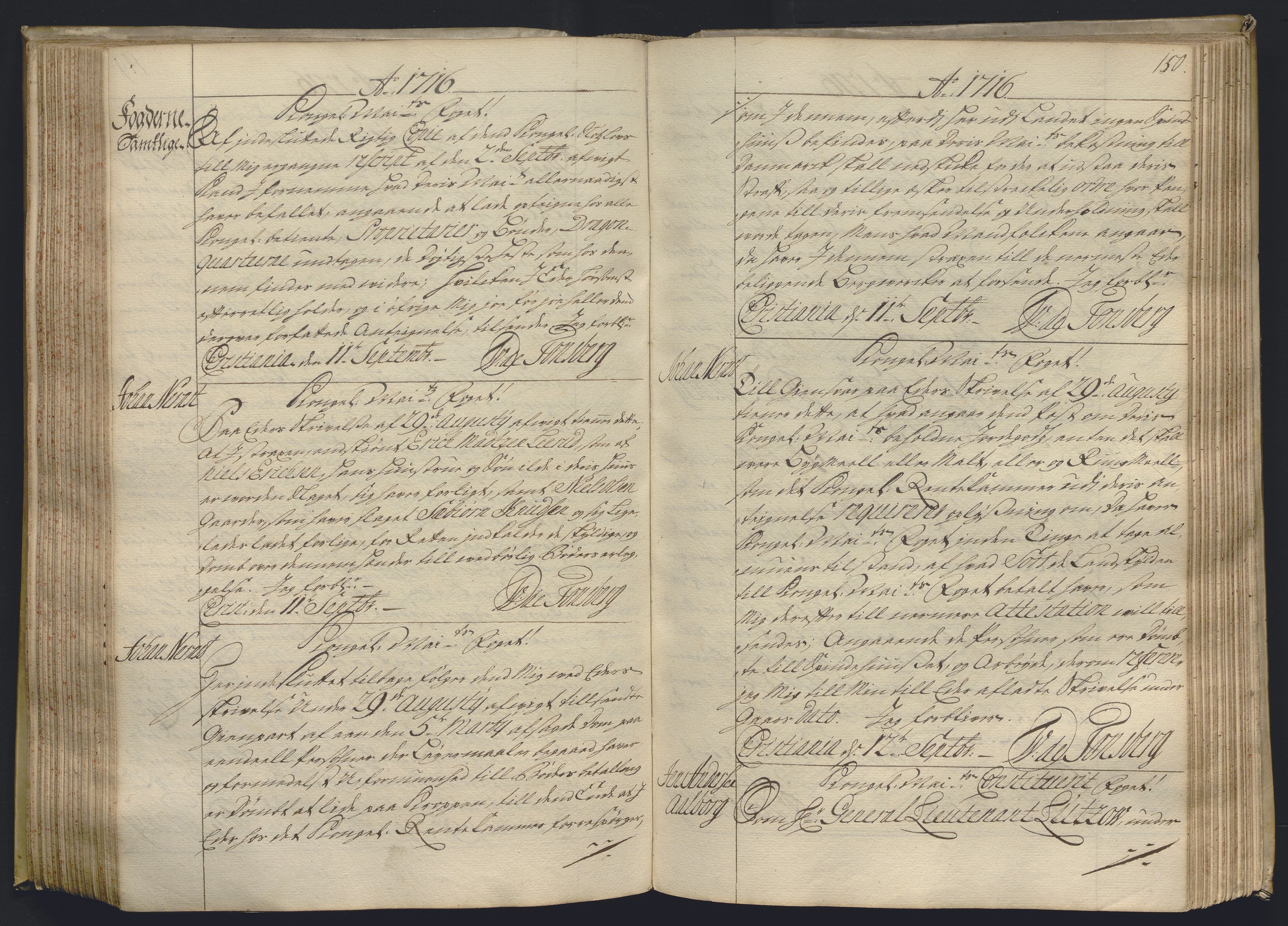 Kristiania stiftamt, AV/SAO-A-10386/B/Ba/L0004: Kopibok, 1715-1717, p. 149b-150a