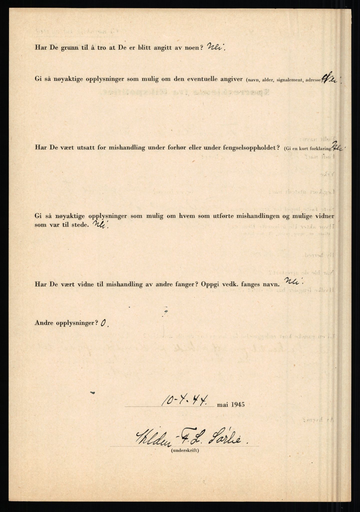 Rikspolitisjefen, AV/RA-S-1560/L/L0016: Sti, Lauritz - Tettum, Karl August, 1940-1945, p. 868