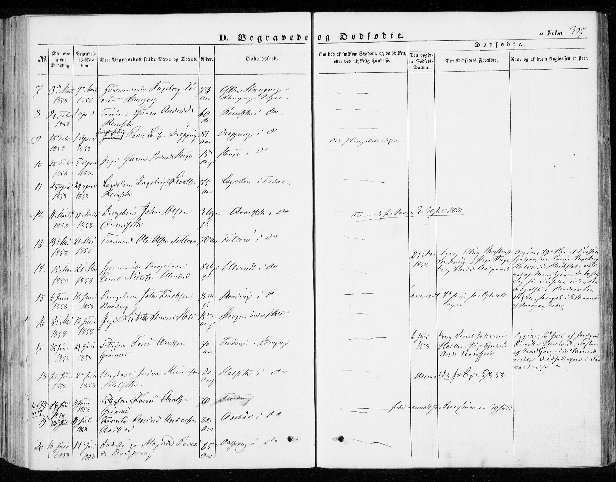 Ministerialprotokoller, klokkerbøker og fødselsregistre - Møre og Romsdal, AV/SAT-A-1454/592/L1026: Parish register (official) no. 592A04, 1849-1867, p. 397