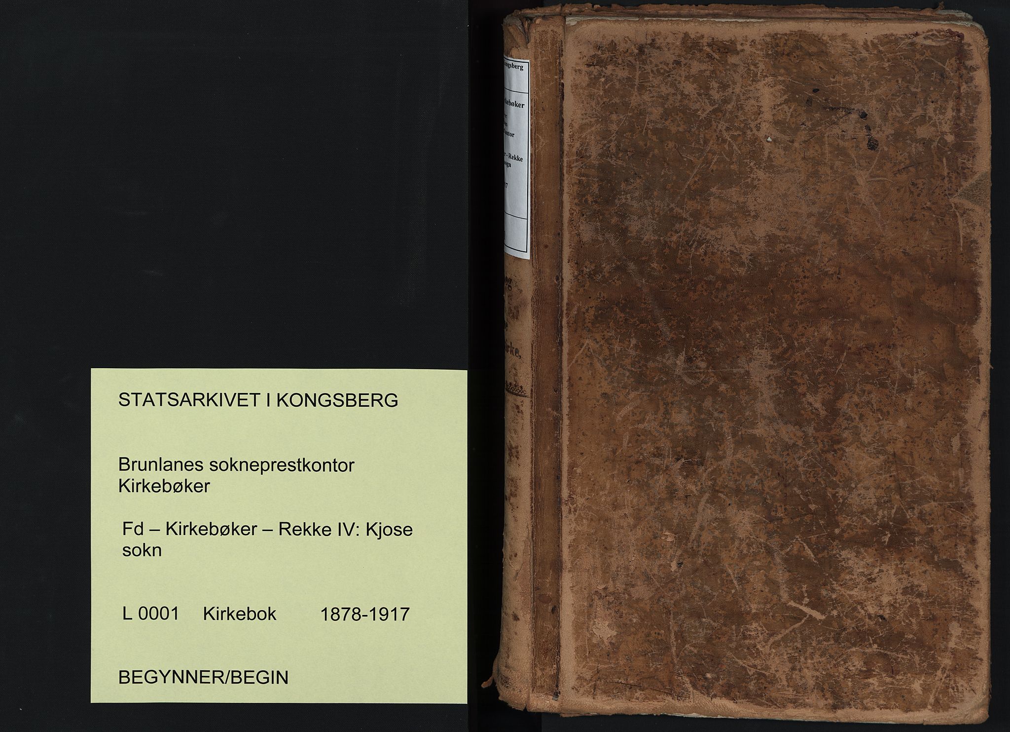 Brunlanes kirkebøker, AV/SAKO-A-342/F/Fd/L0001: Parish register (official) no. IV 1, 1878-1917