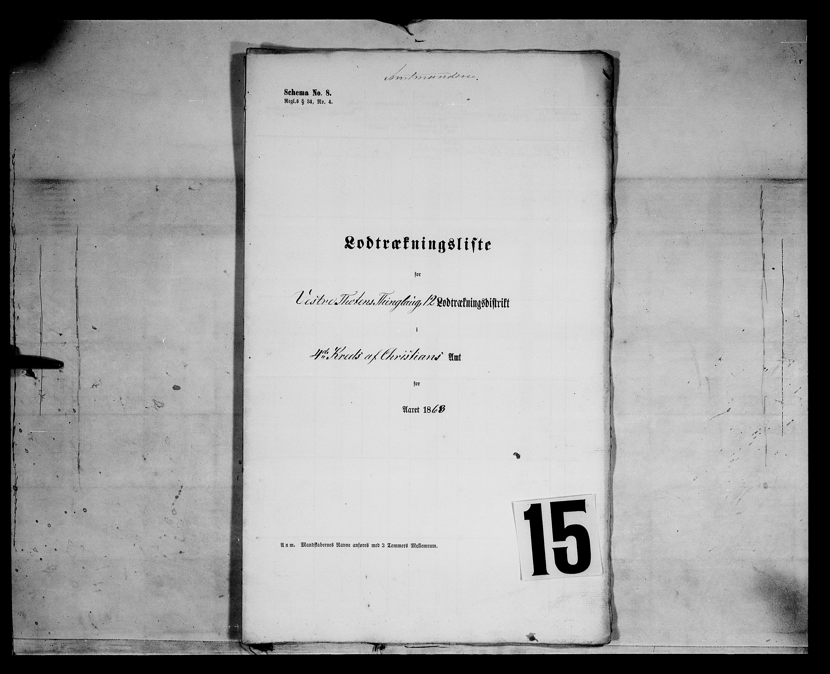 Fylkesmannen i Oppland, AV/SAH-FYO-002/1/K/Kg/L1167: Søndre og Nordre Land, Vestre Toten, 1860-1879, p. 7721