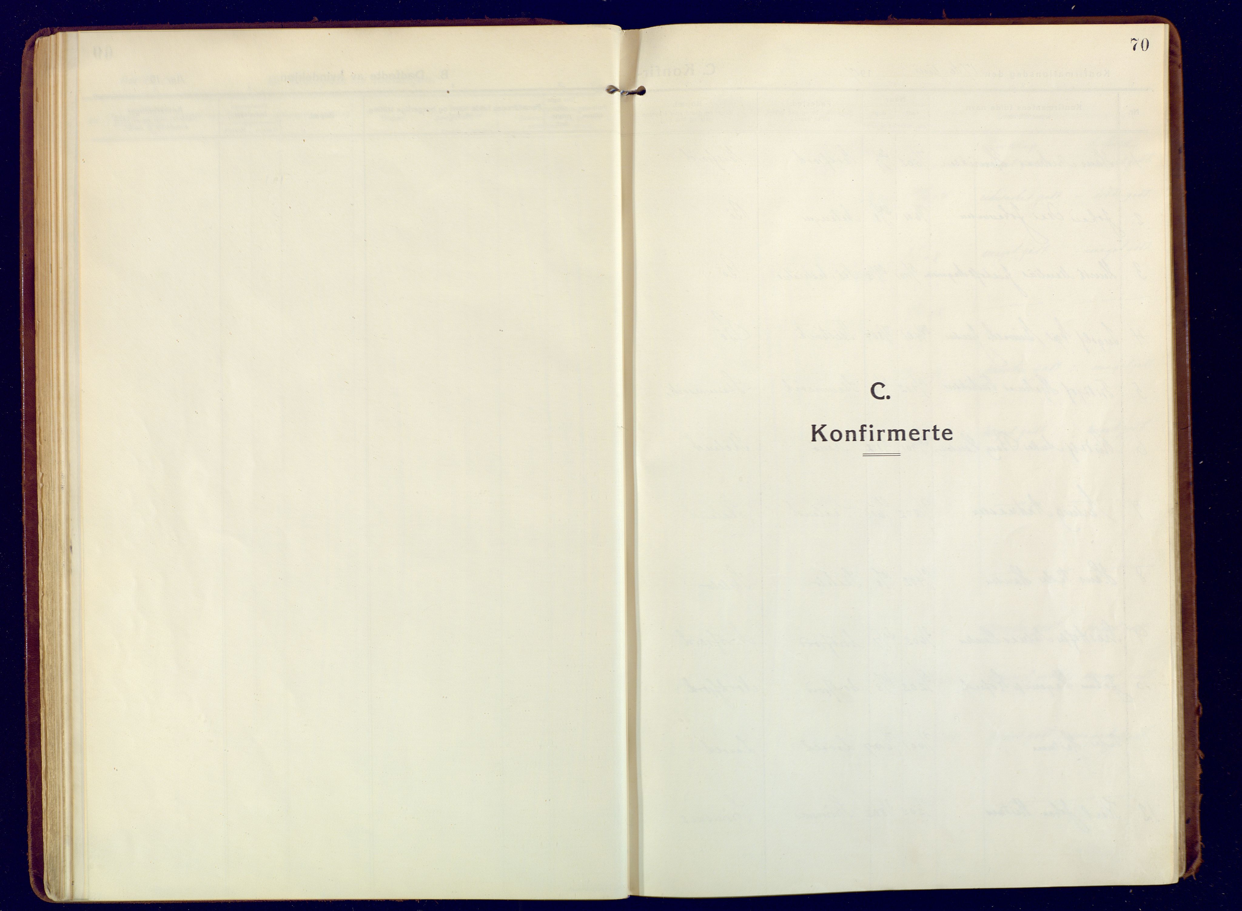 Berg sokneprestkontor, SATØ/S-1318/G/Ga/Gaa: Parish register (official) no. 9, 1916-1928, p. 70