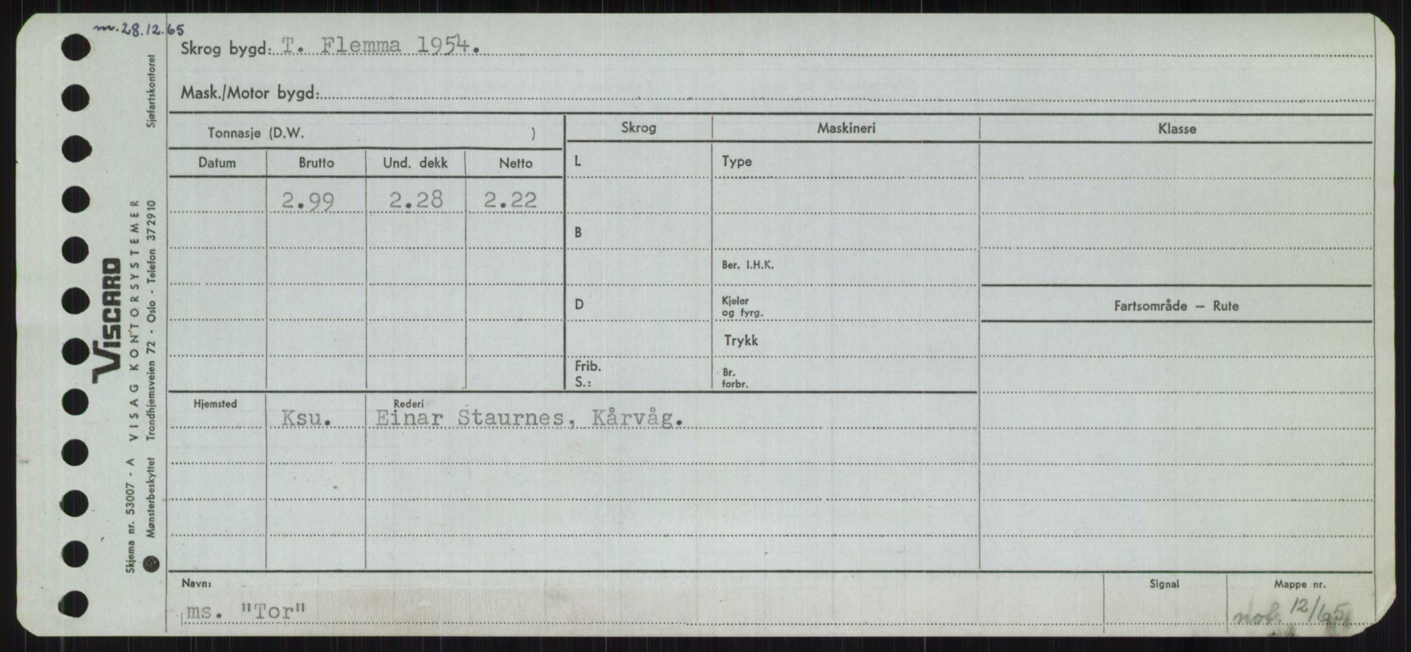 Sjøfartsdirektoratet med forløpere, Skipsmålingen, RA/S-1627/H/Ha/L0006/0001: Fartøy, Sver-Å / Fartøy, Sver-T, p. 511