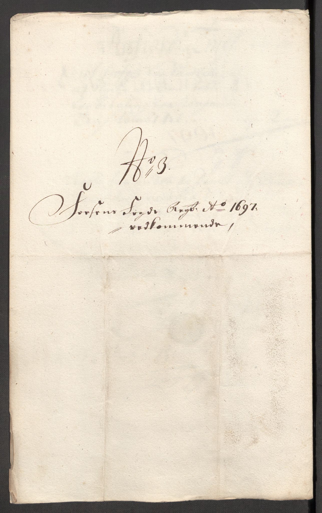 Rentekammeret inntil 1814, Reviderte regnskaper, Fogderegnskap, RA/EA-4092/R57/L3852: Fogderegnskap Fosen, 1697, p. 39