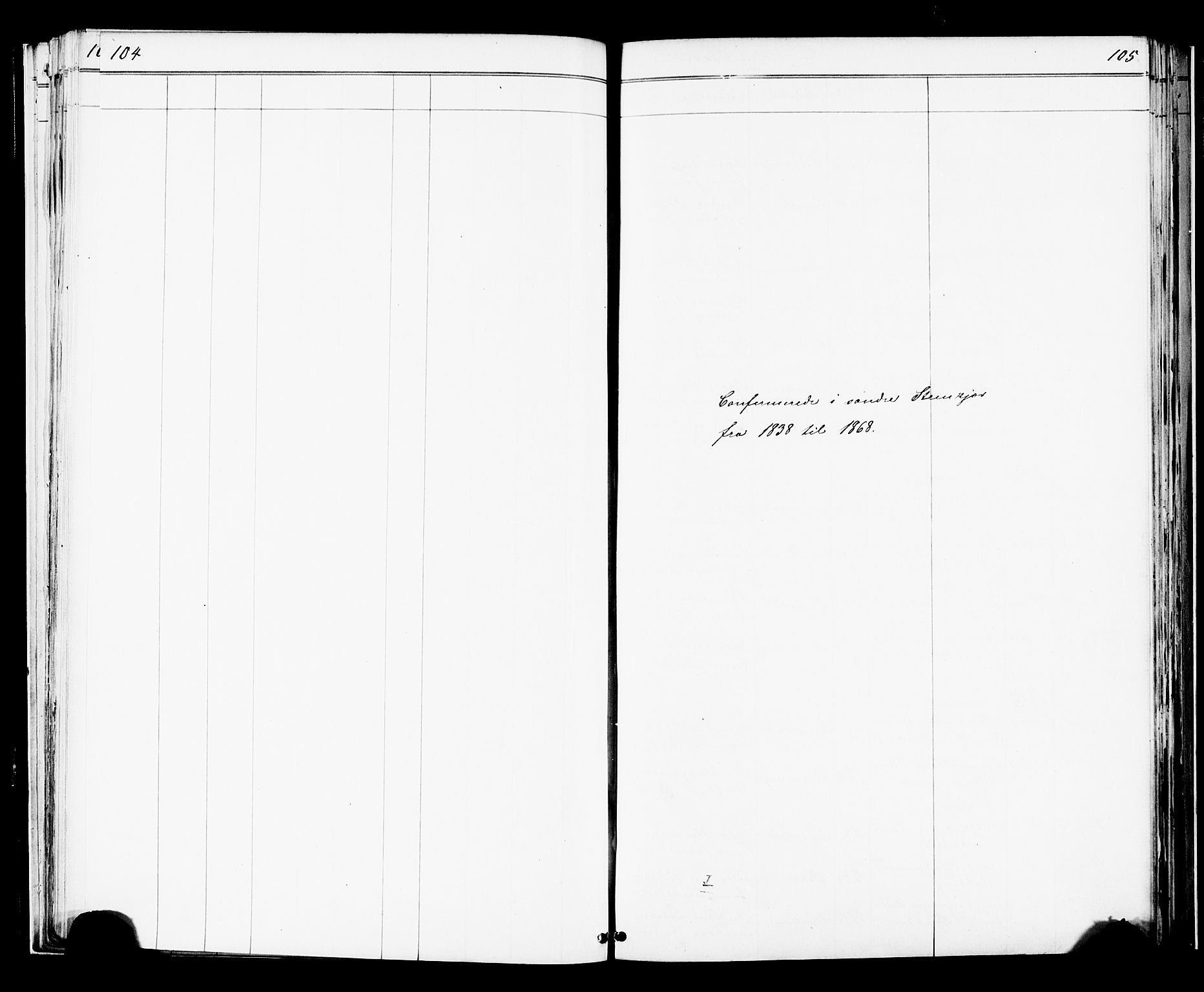 Ministerialprotokoller, klokkerbøker og fødselsregistre - Nord-Trøndelag, SAT/A-1458/739/L0367: Parish register (official) no. 739A01 /1, 1838-1868, p. 104-105
