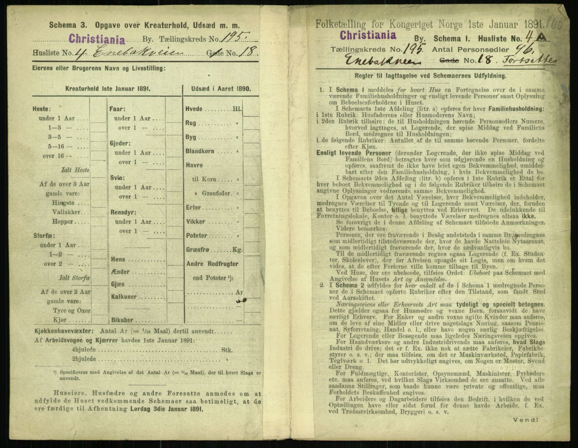 RA, 1891 census for 0301 Kristiania, 1891, p. 117448