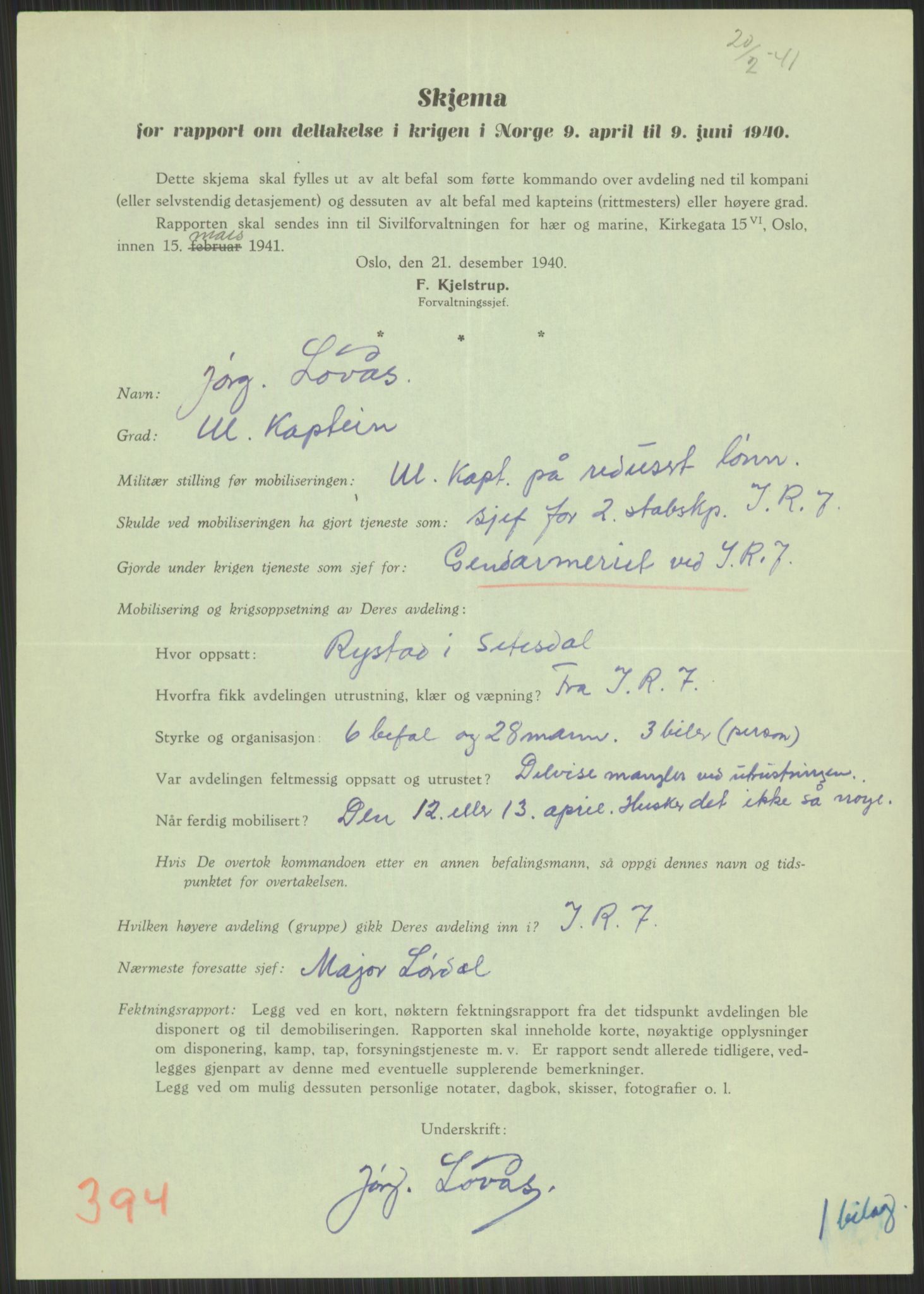 Forsvaret, Forsvarets krigshistoriske avdeling, AV/RA-RAFA-2017/Y/Yb/L0096: II-C-11-335-394  -  3. Divisjon., 1940, p. 1939