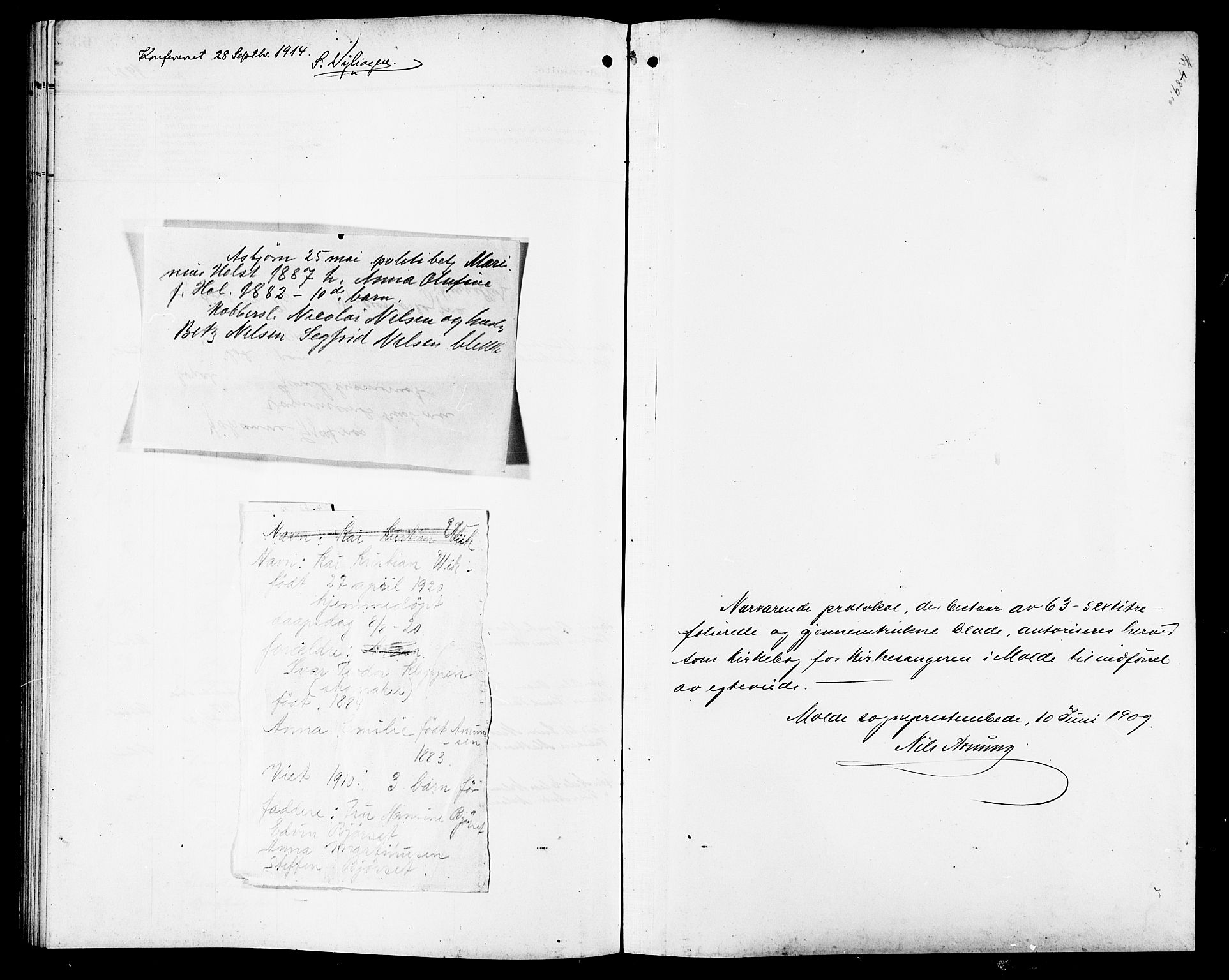 Ministerialprotokoller, klokkerbøker og fødselsregistre - Møre og Romsdal, AV/SAT-A-1454/558/L0703: Parish register (copy) no. 558C04, 1906-1921