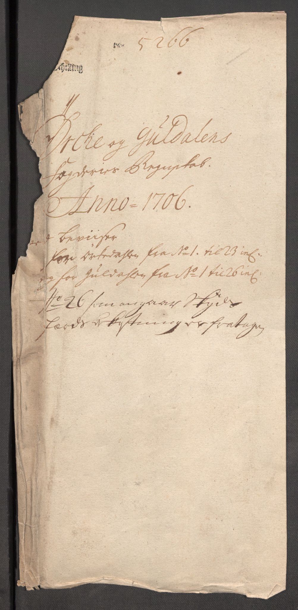 Rentekammeret inntil 1814, Reviderte regnskaper, Fogderegnskap, AV/RA-EA-4092/R60/L3956: Fogderegnskap Orkdal og Gauldal, 1706, p. 208